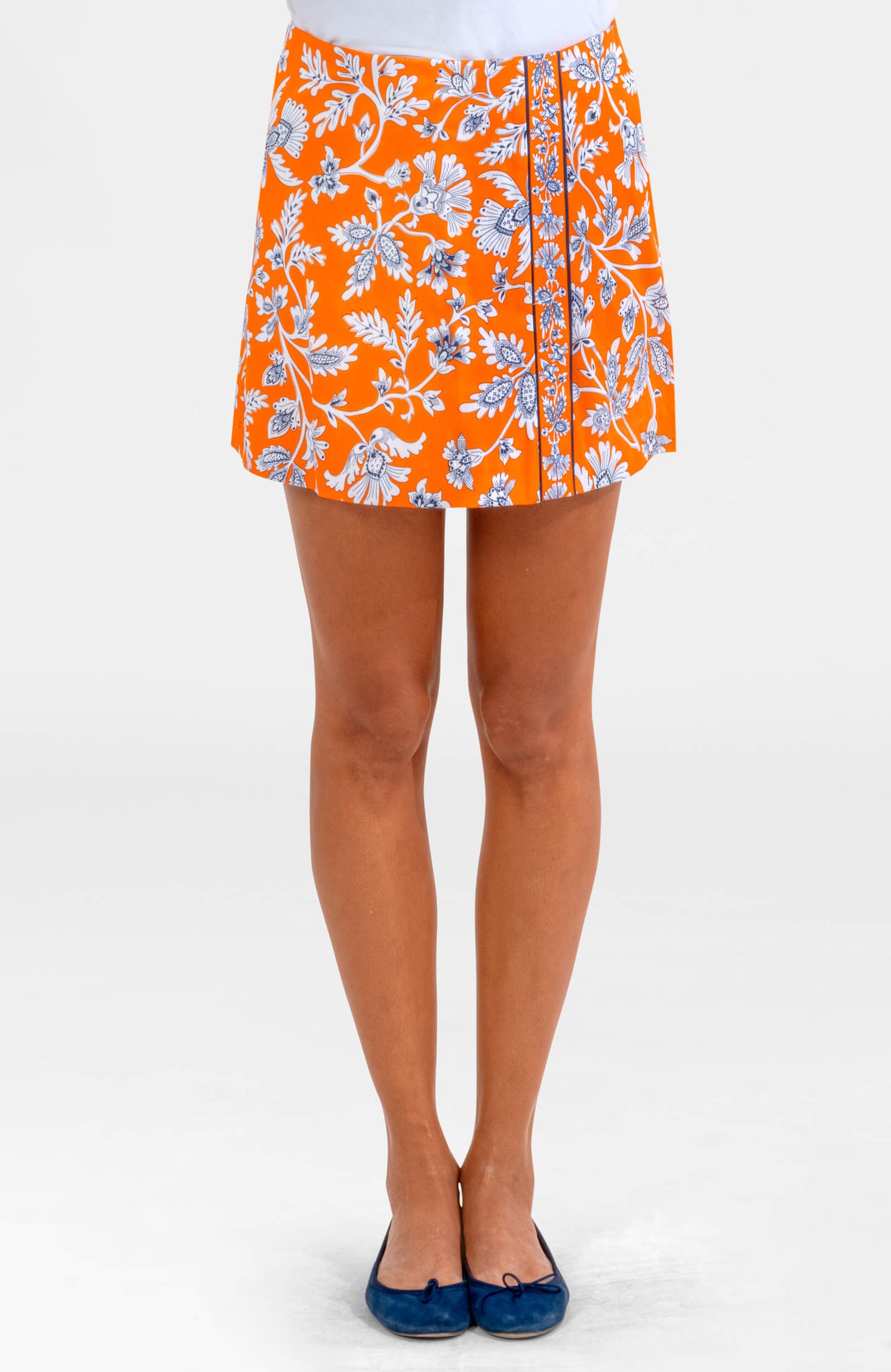 Peek A Boo Skort - Stunning Stippling Orange