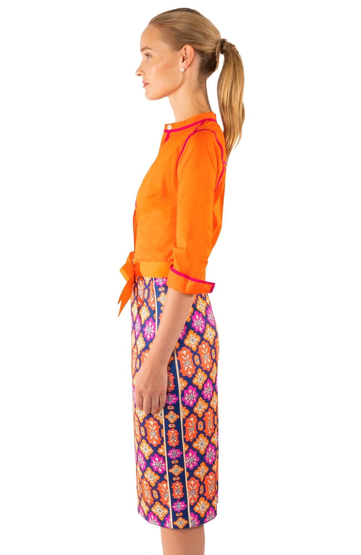 Jersey Pencil Skirt - Haveli - Final Sale