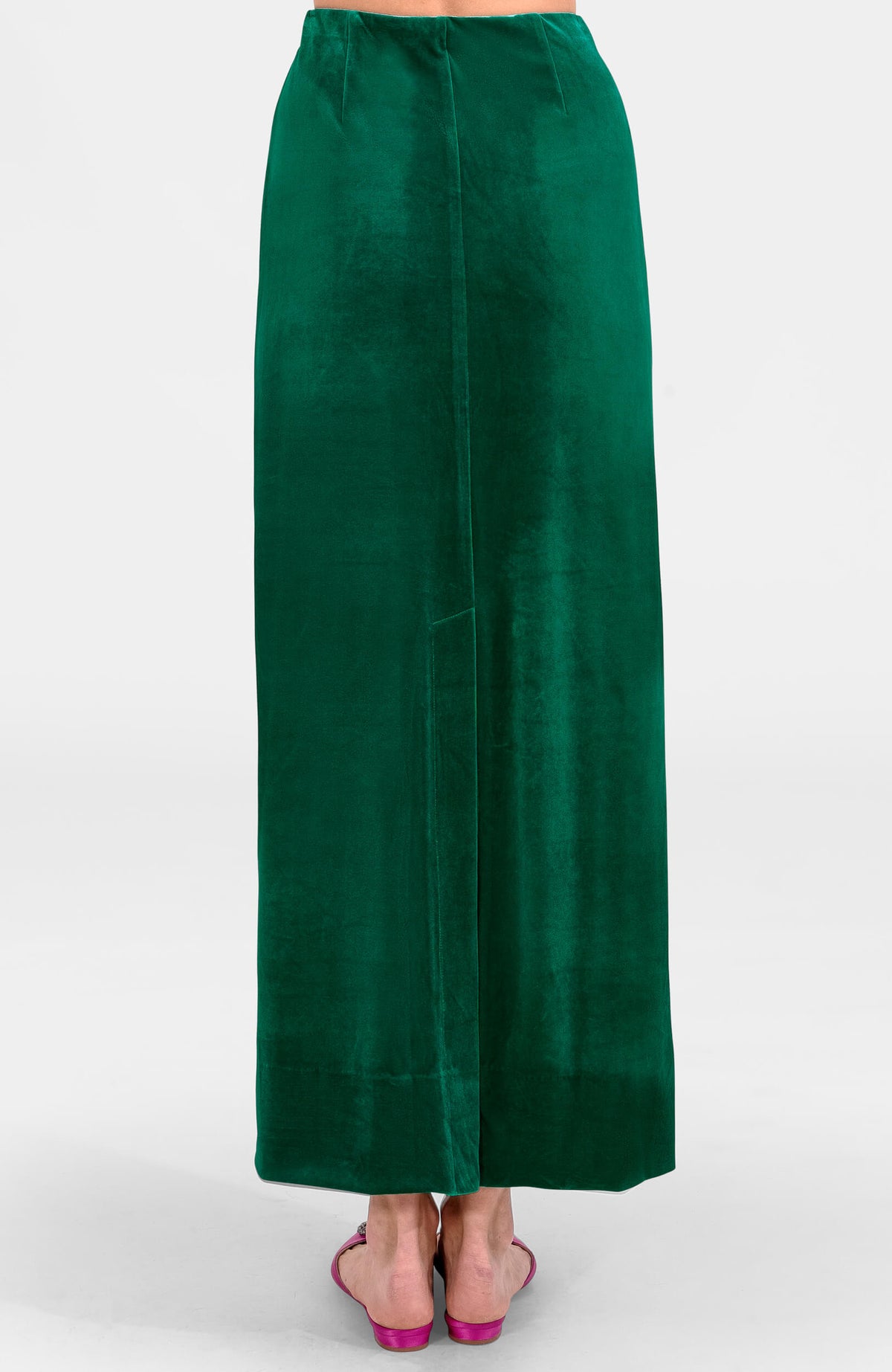 Posh Midi Skirt - Silky Velvet