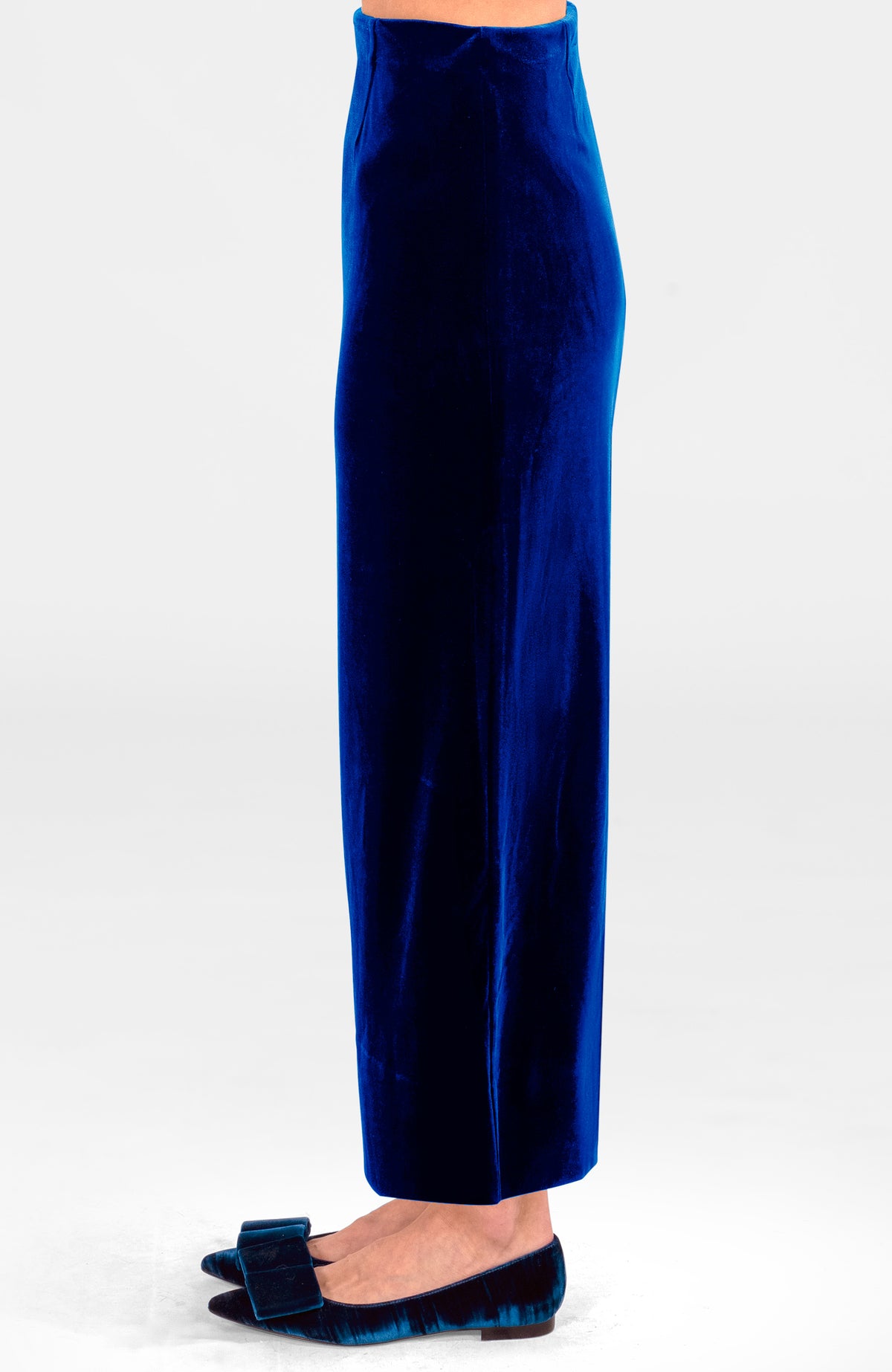 Posh Midi Skirt - Silky Velvet