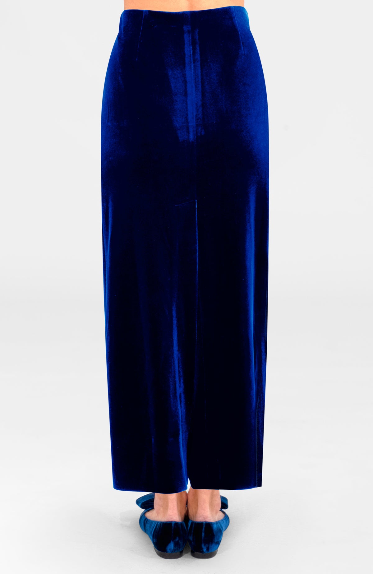 Posh Midi Skirt - Silky Velvet