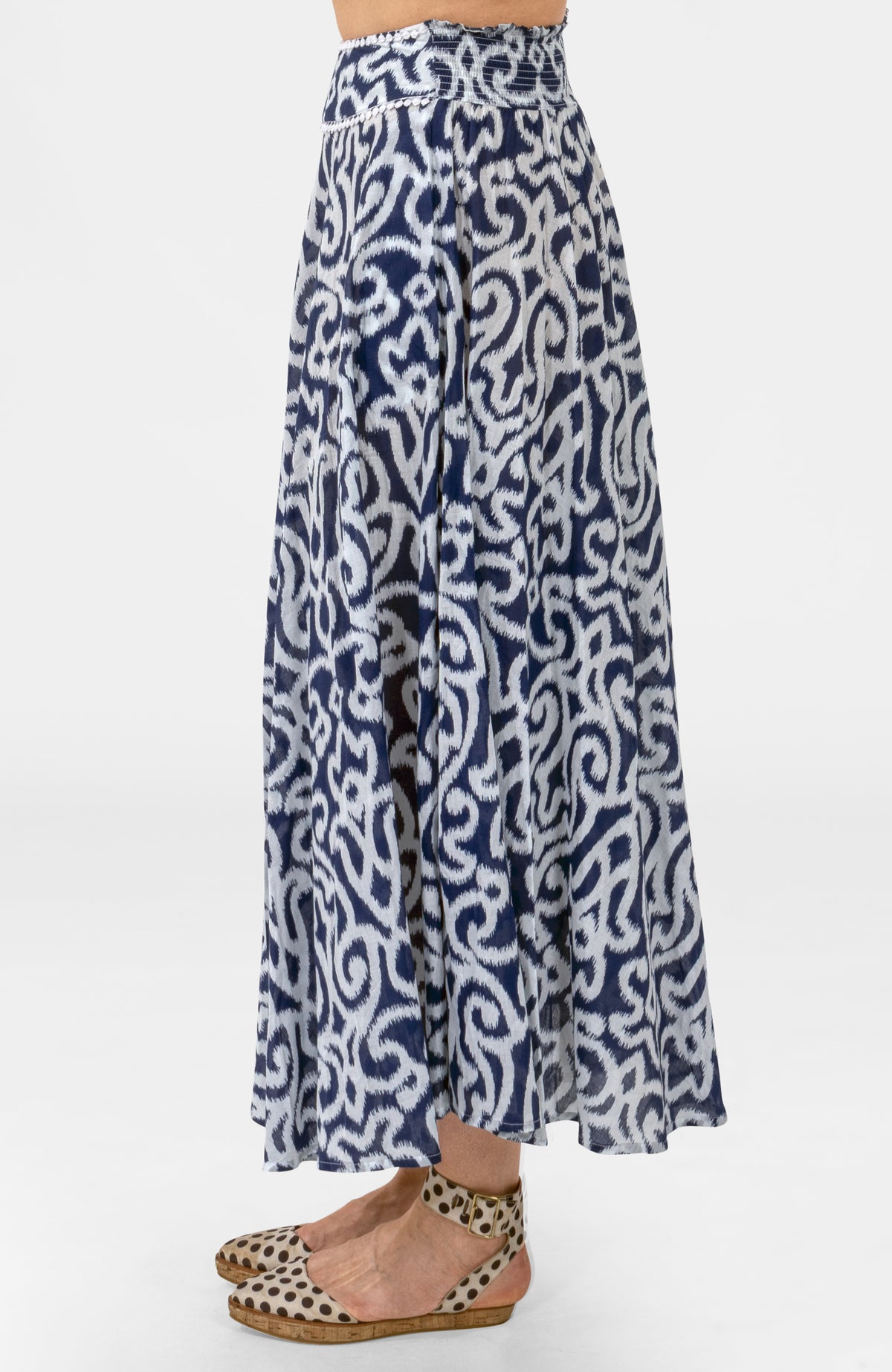 Sexy Summer Skirt - Arabesque Navy