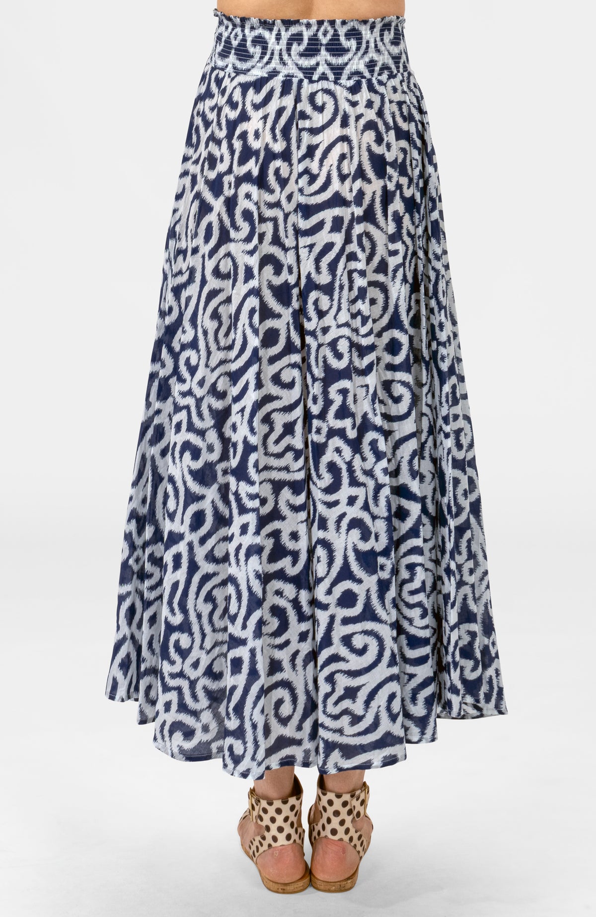 Sexy Summer Skirt - Arabesque Navy