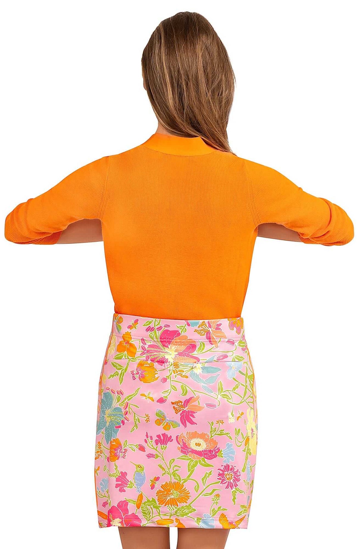 Jersey Skippy Skort - Birds &amp; the Bees - Final Sale Palepink