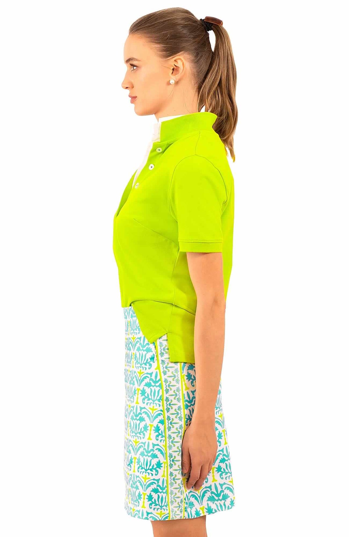 Jersey Skippy Skort - East India Turq Lime