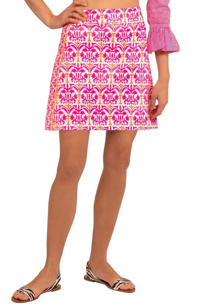 Jersey Skippy Skort - East India - Final Sale Pink Orange