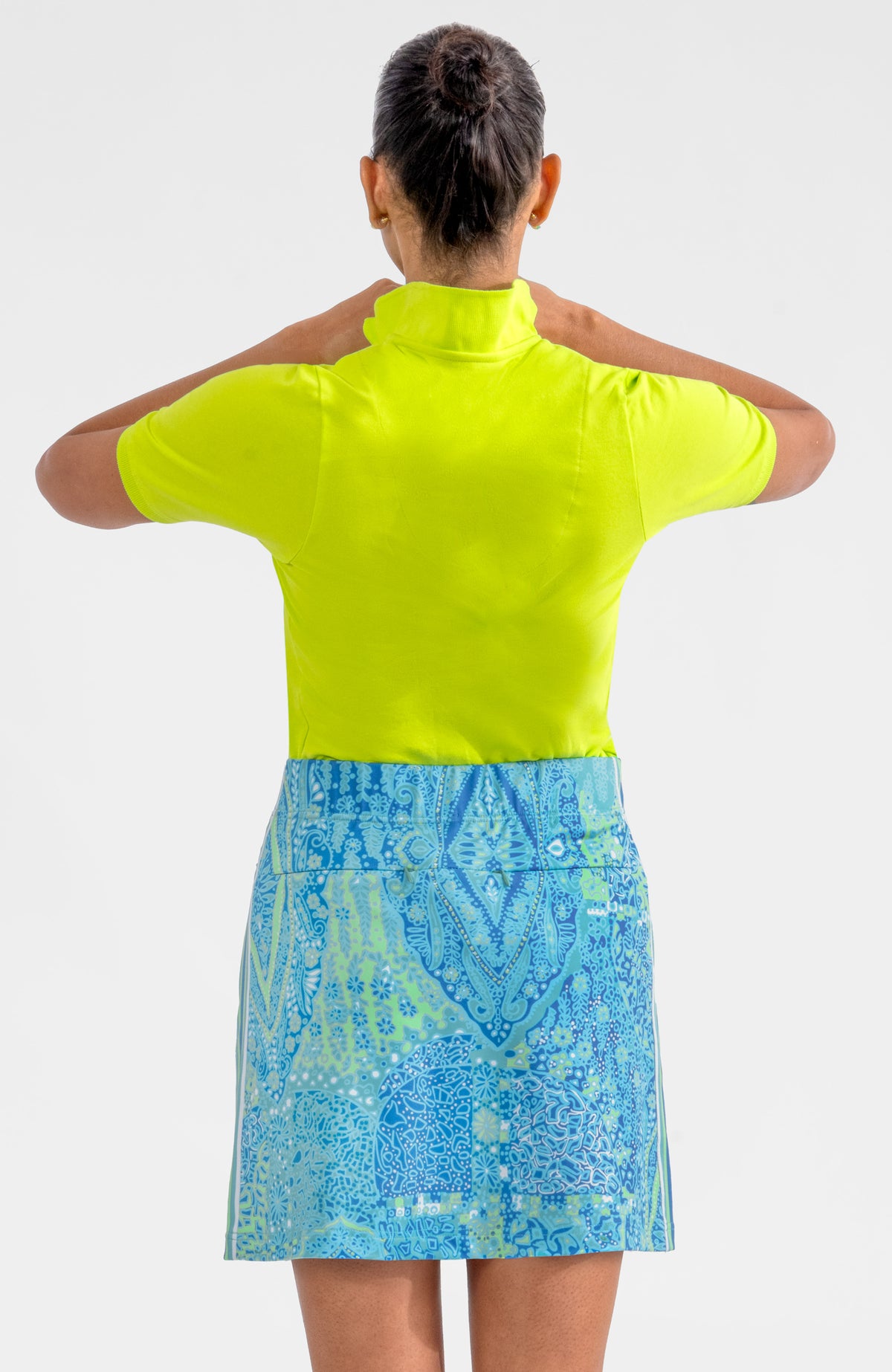 Jersey Skippy Skort - Grand Bazaar Turquoise