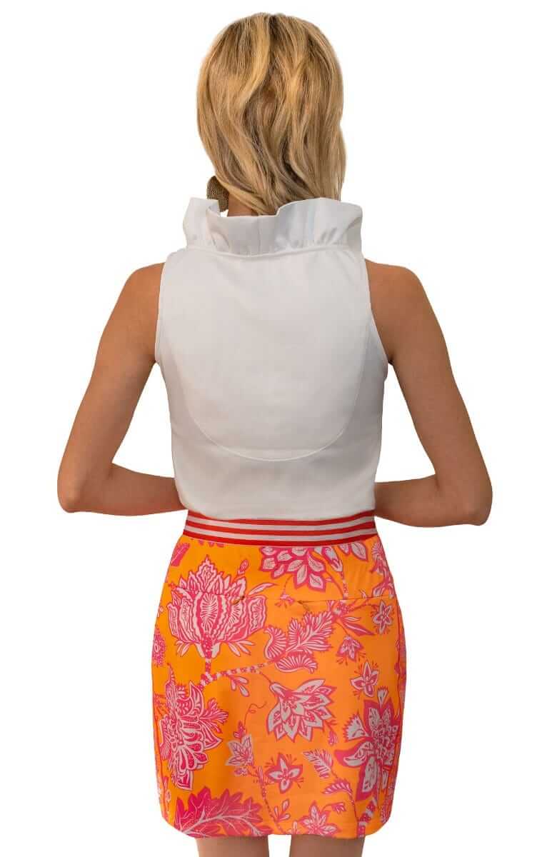 Skippy Skort - Glorious - Final Sale Orange Pink