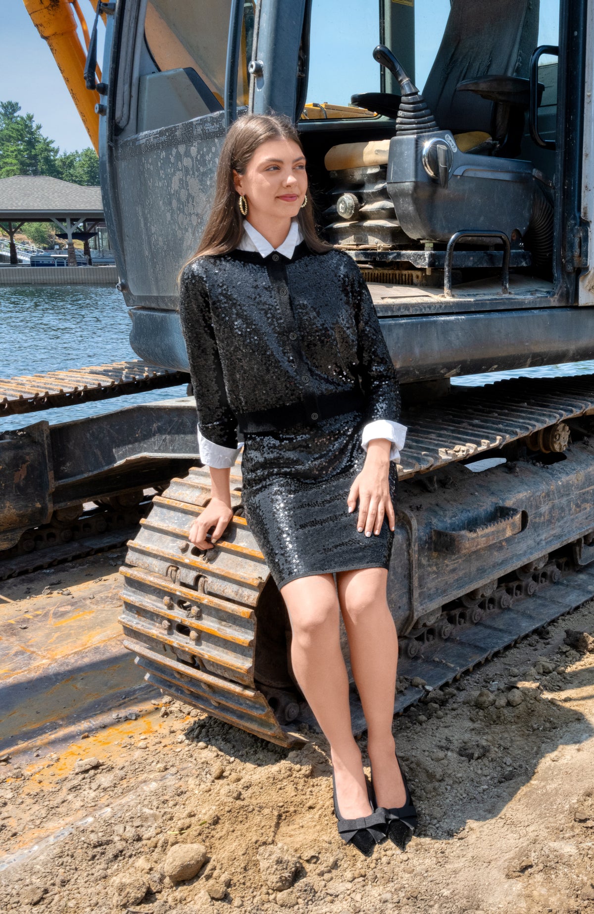 Twinkle Mini Skirt Black