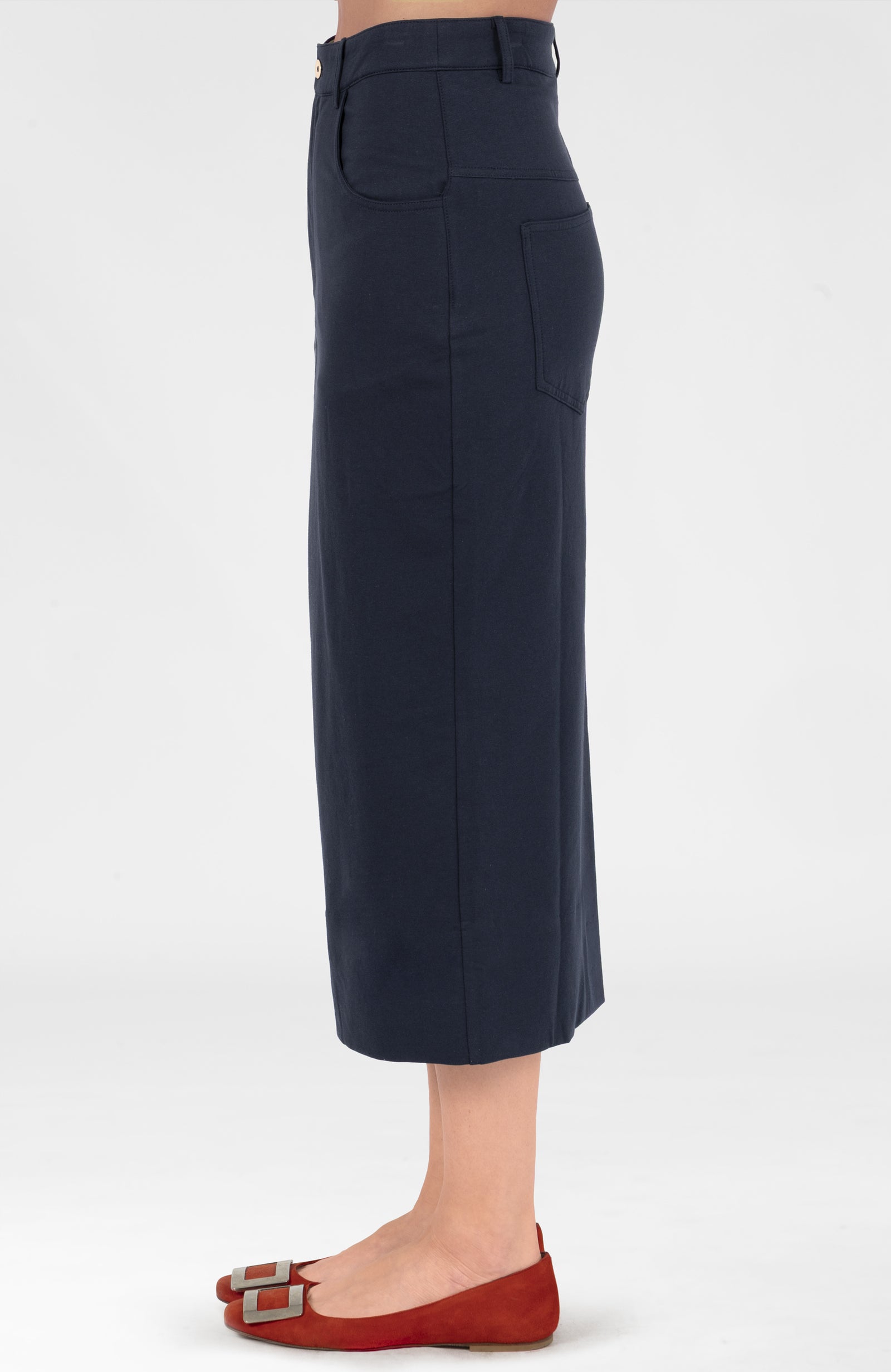 Weekender Pencil Skirt Navy