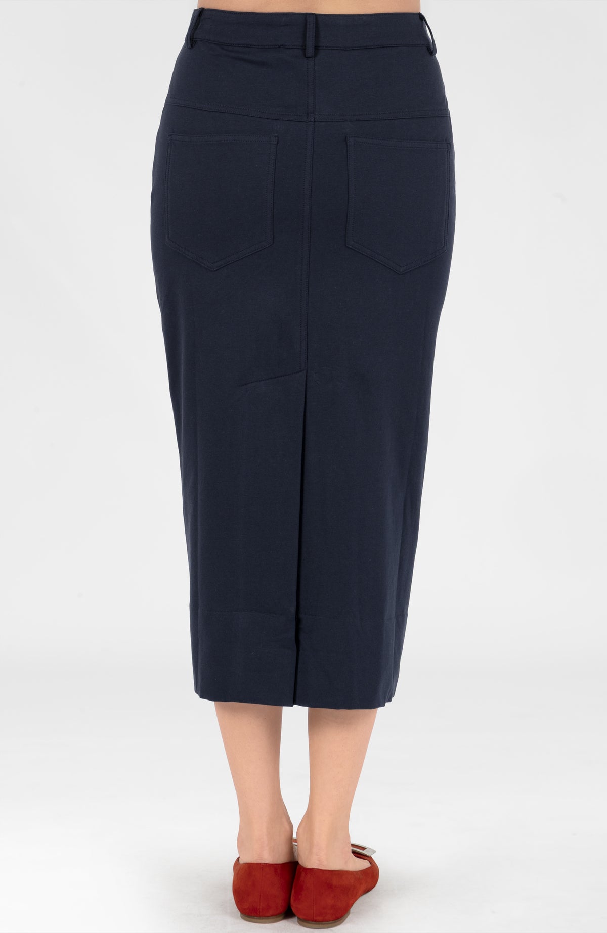 Weekender Pencil Skirt Navy