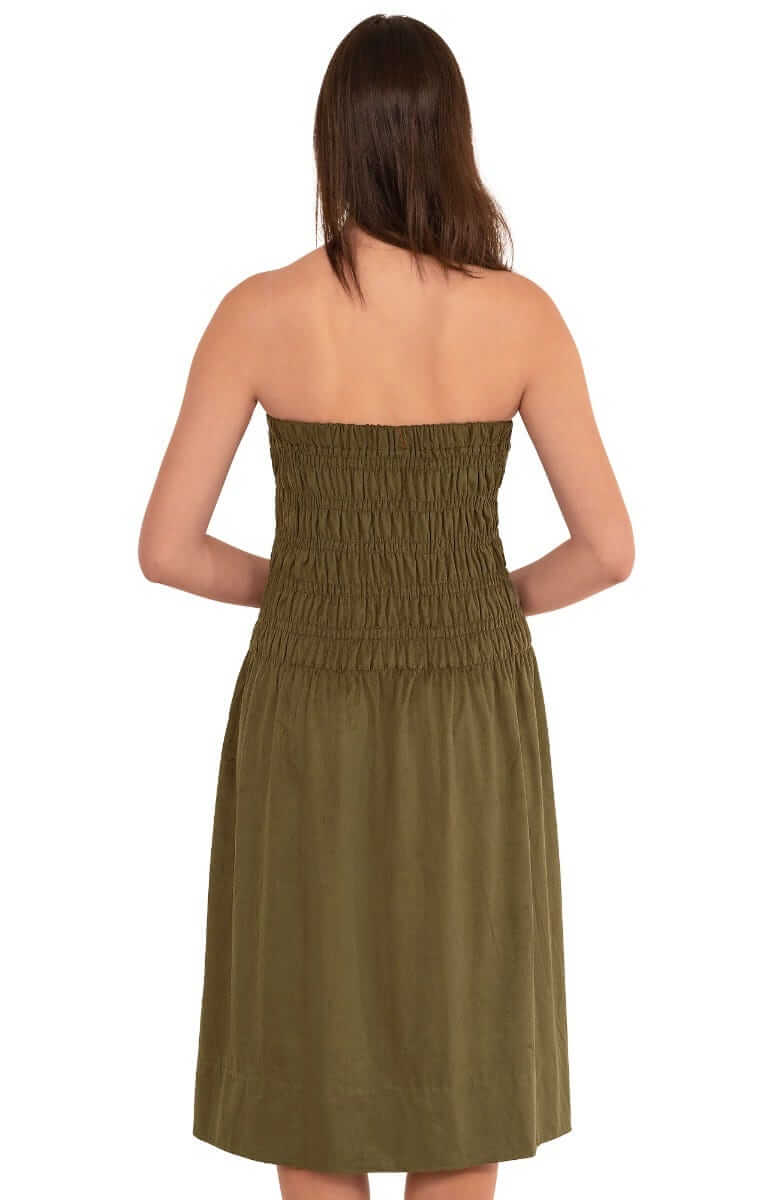 3-4-1 Skirt/Dress - Ultra Suede - Final Sale Olive