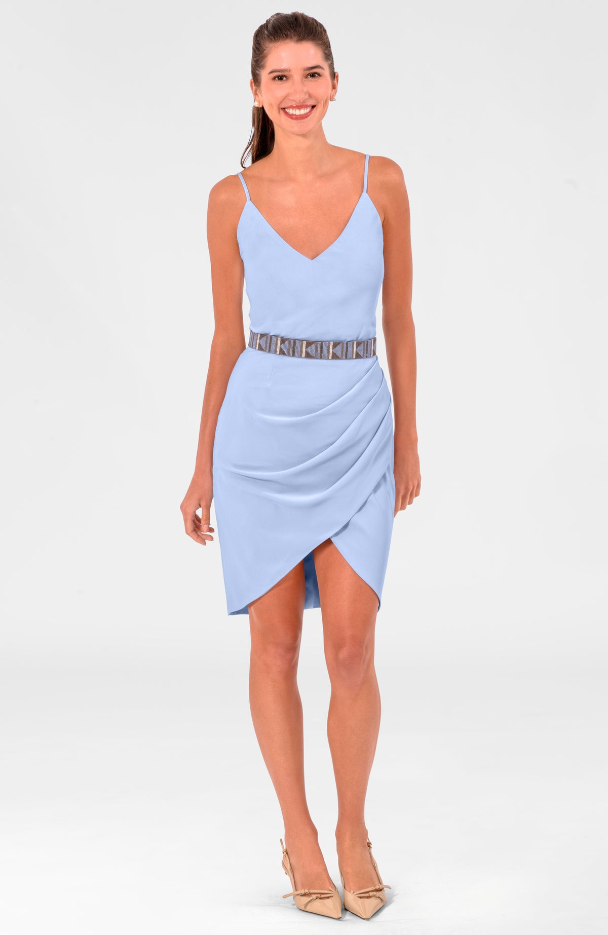 Wrap Skirt - Silky Heaven Periwinkle