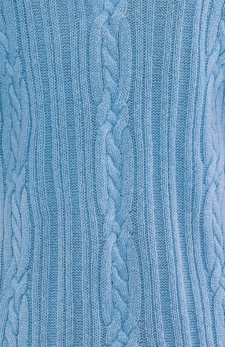 Cable Car Sweater Periwinkle