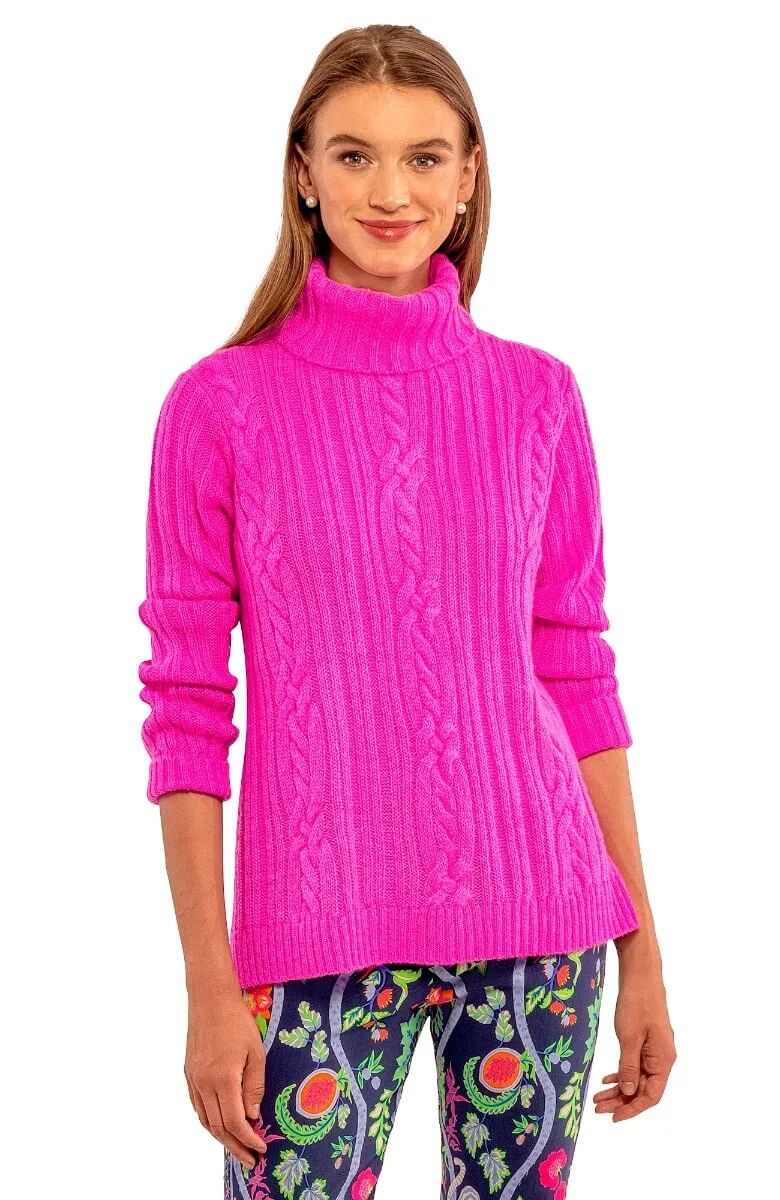 Cable Car Sweater Pink