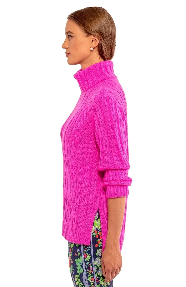 Cable Car Sweater Pink