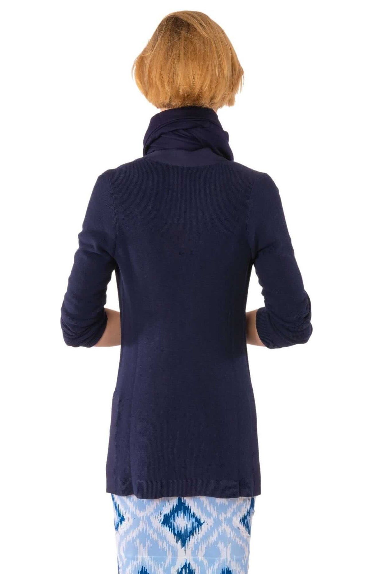 Grosgrain Heaven Cardigan Navy