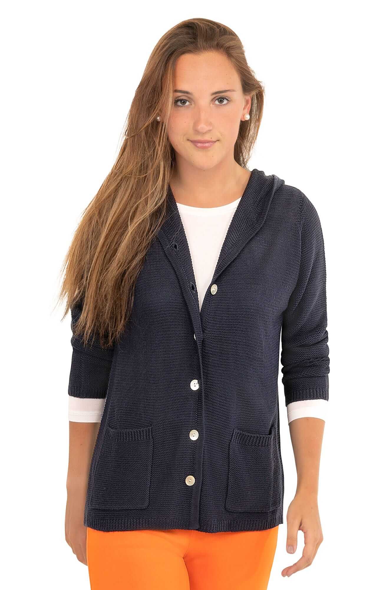 Hoodwinked Sweater - Final Sale Navy