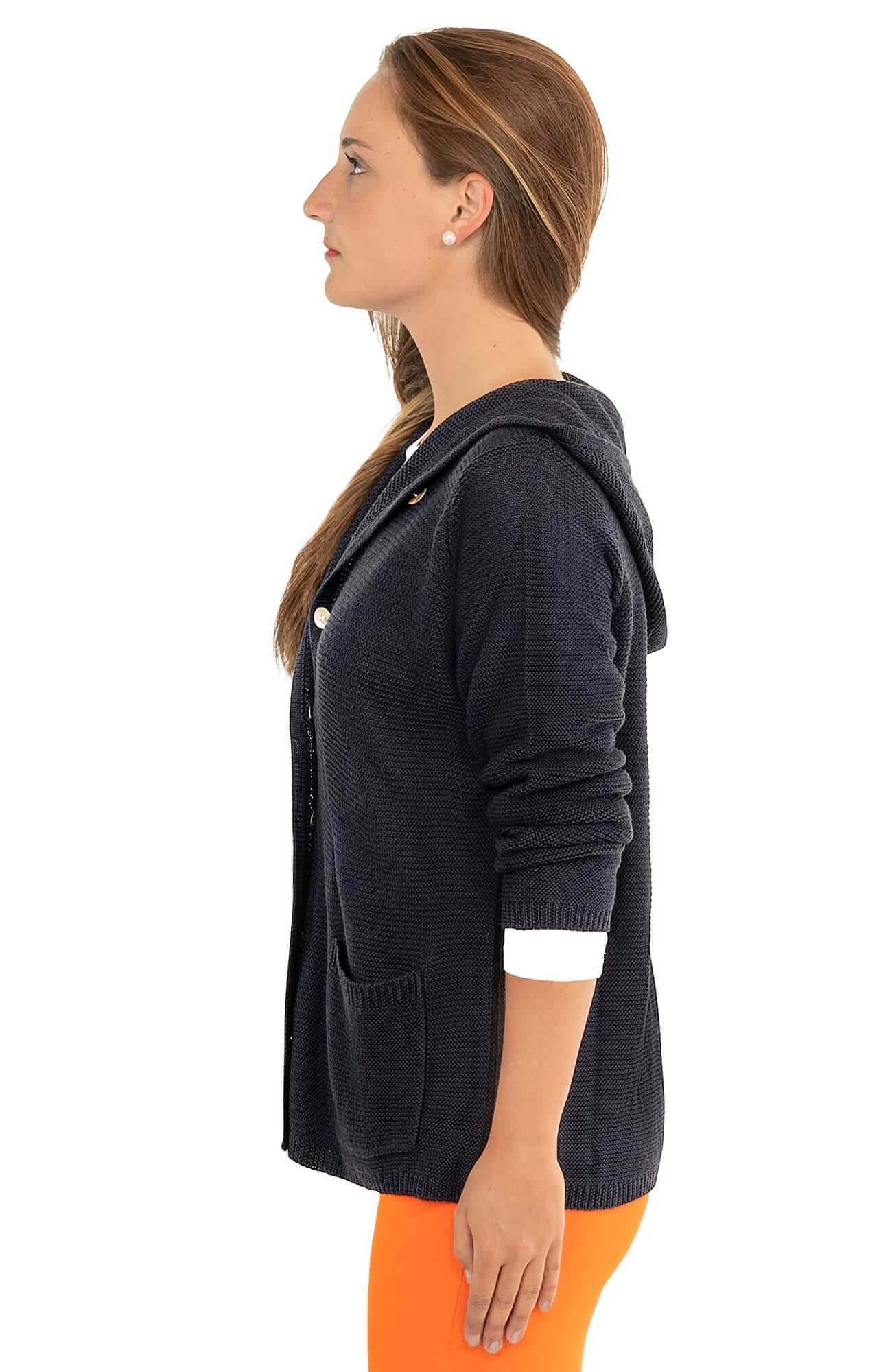 Hoodwinked Sweater - Final Sale Navy