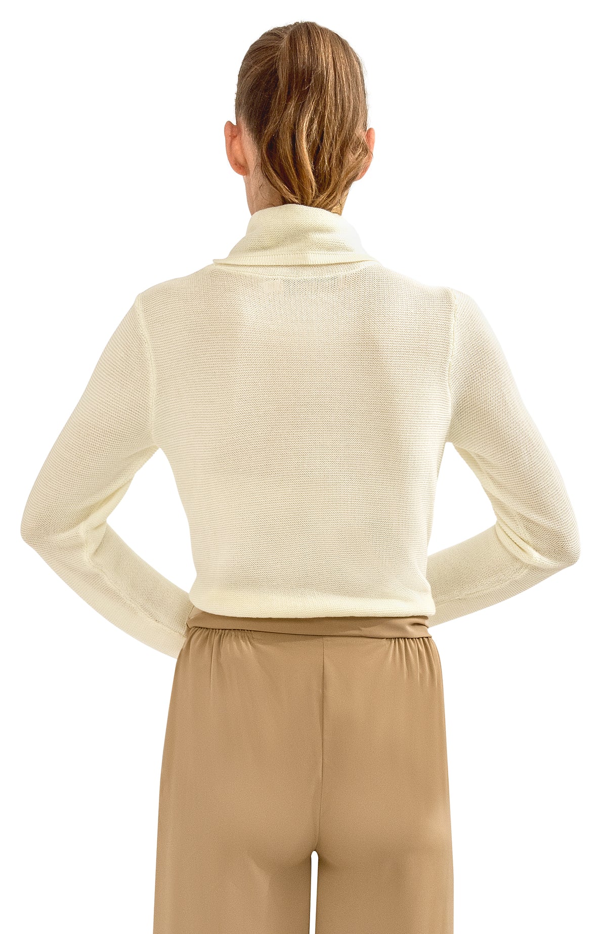 Knit Knit Turtleneck Sweater Cream