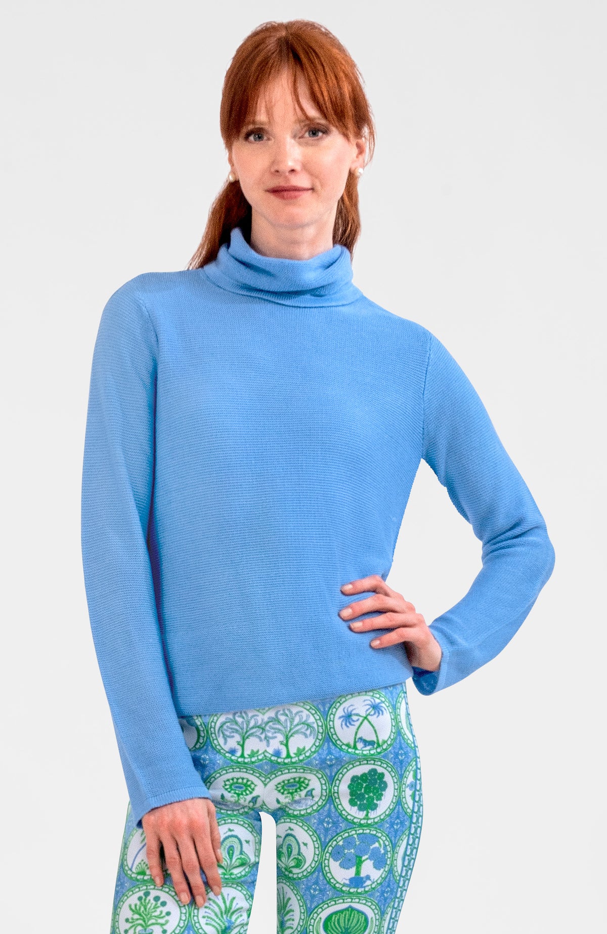 Knit Knit Turtleneck Sweater Peri