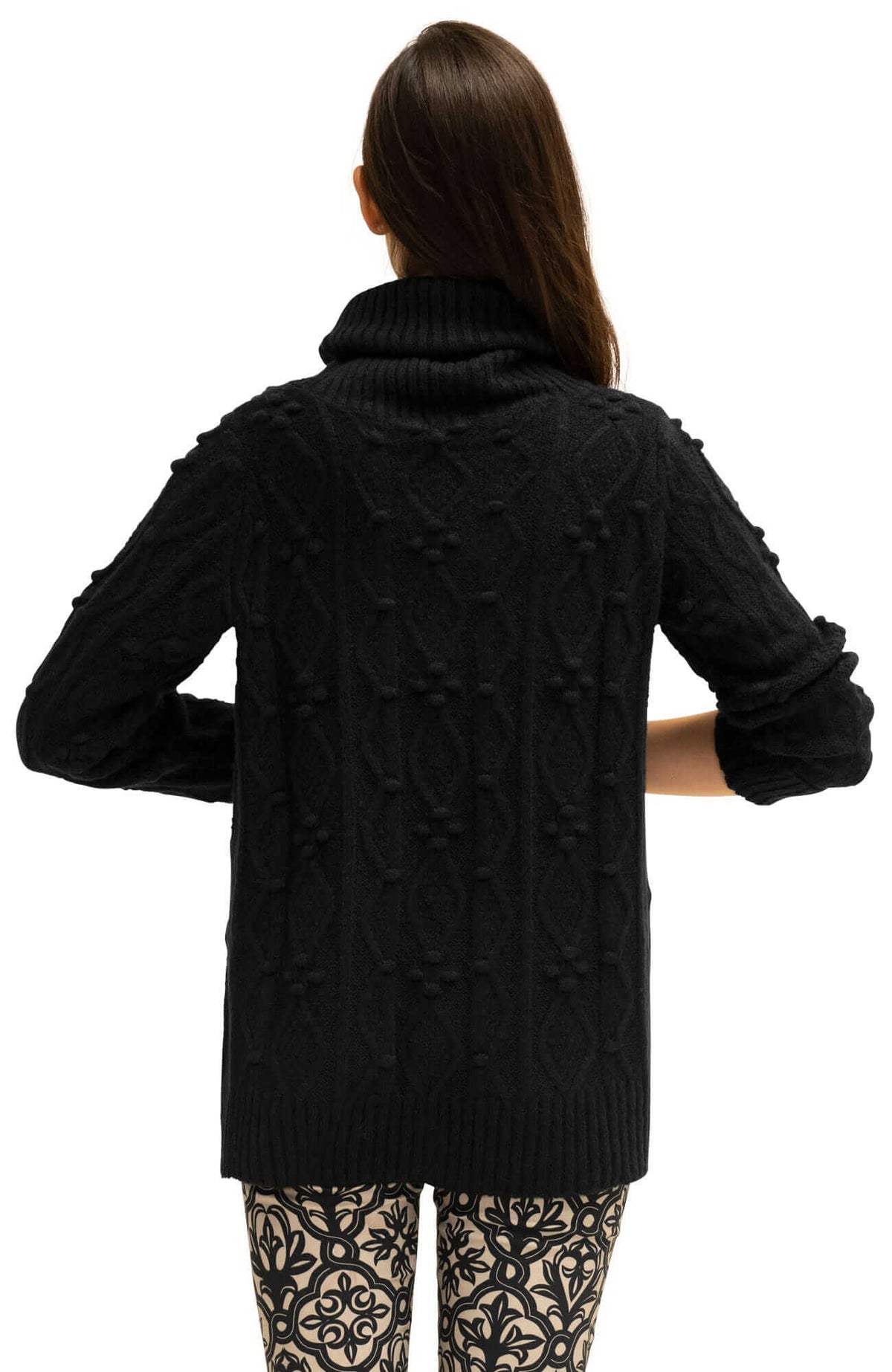 Knot Enough Sweater Black