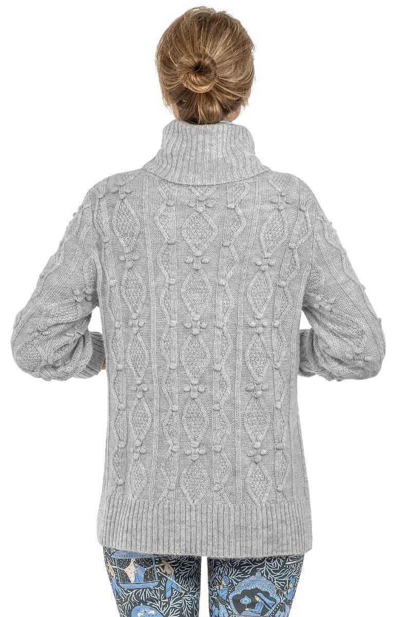 Knot Enough Sweater Light Grey