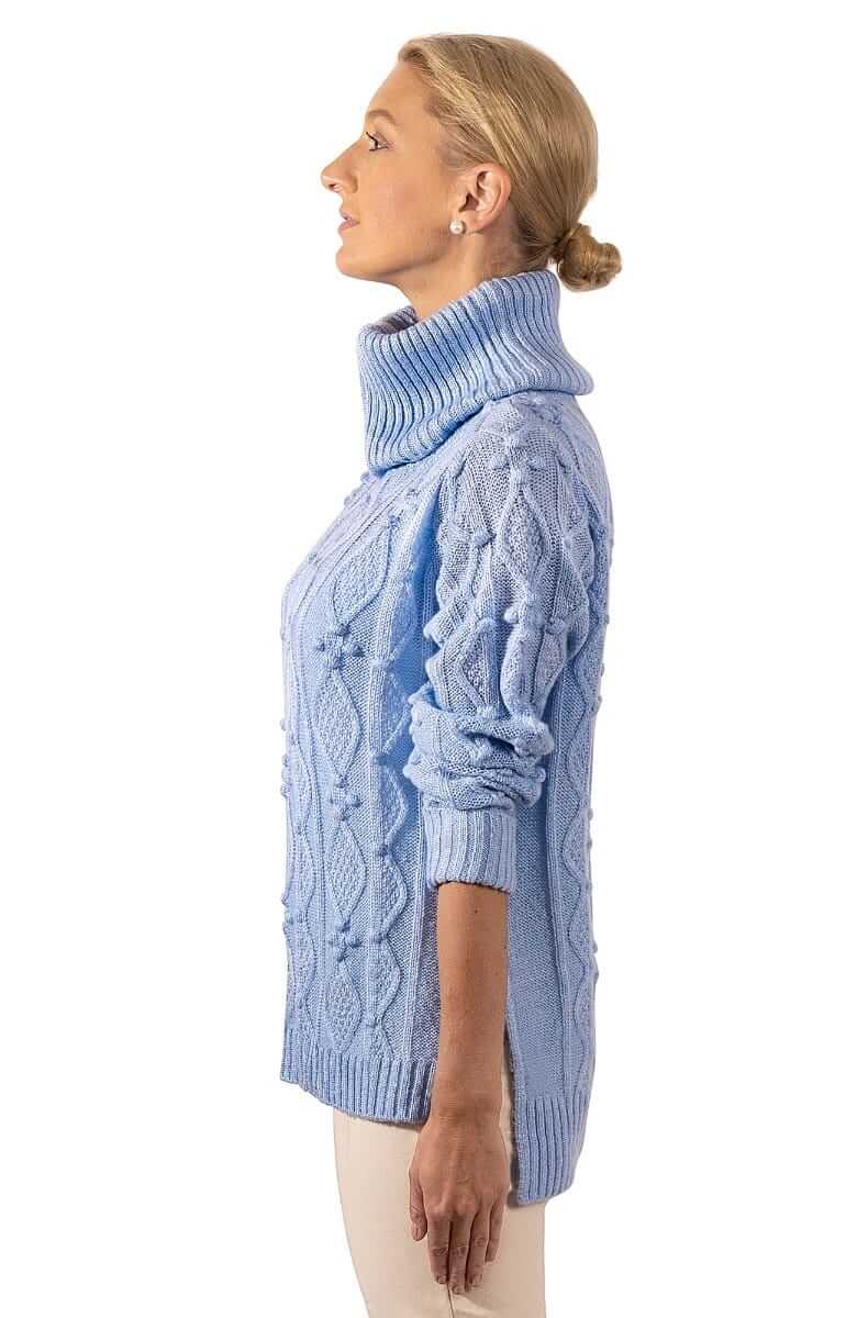 Knot Enough Sweater - Final Sale Periwinkle