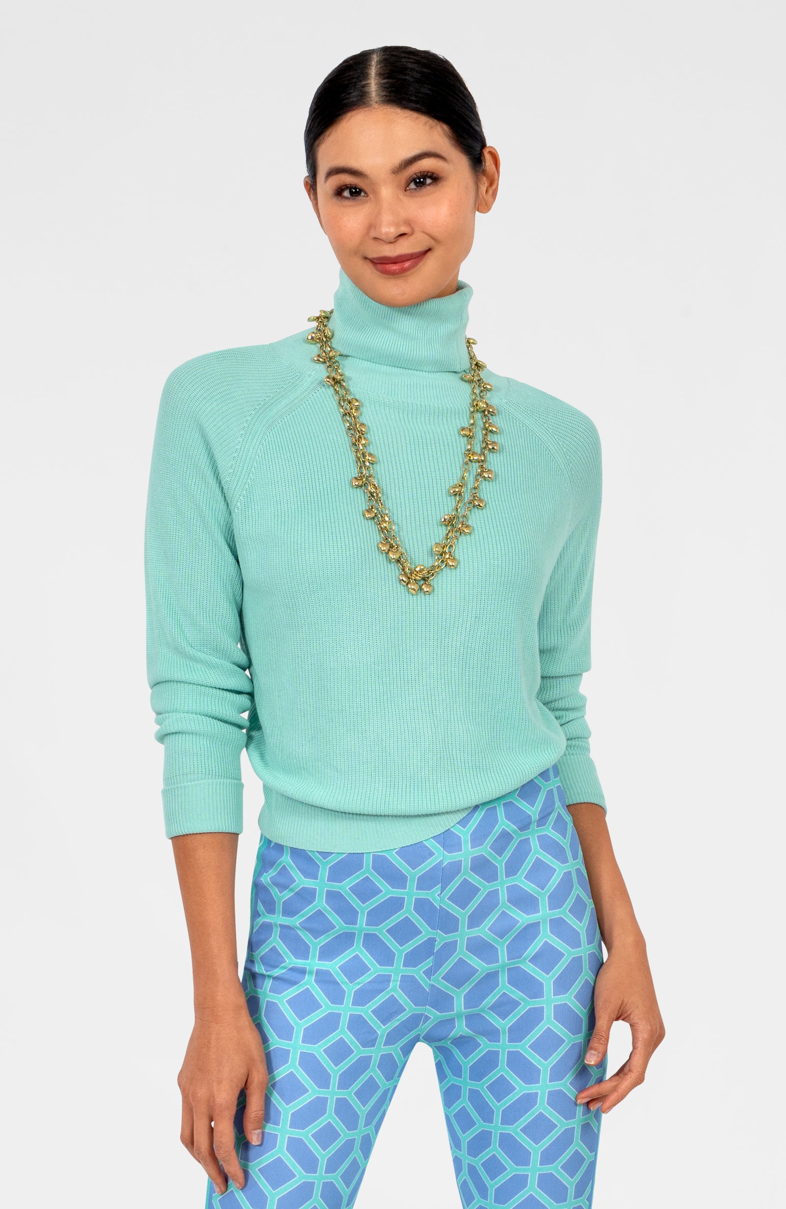 Turtle Sweater Seafoam
