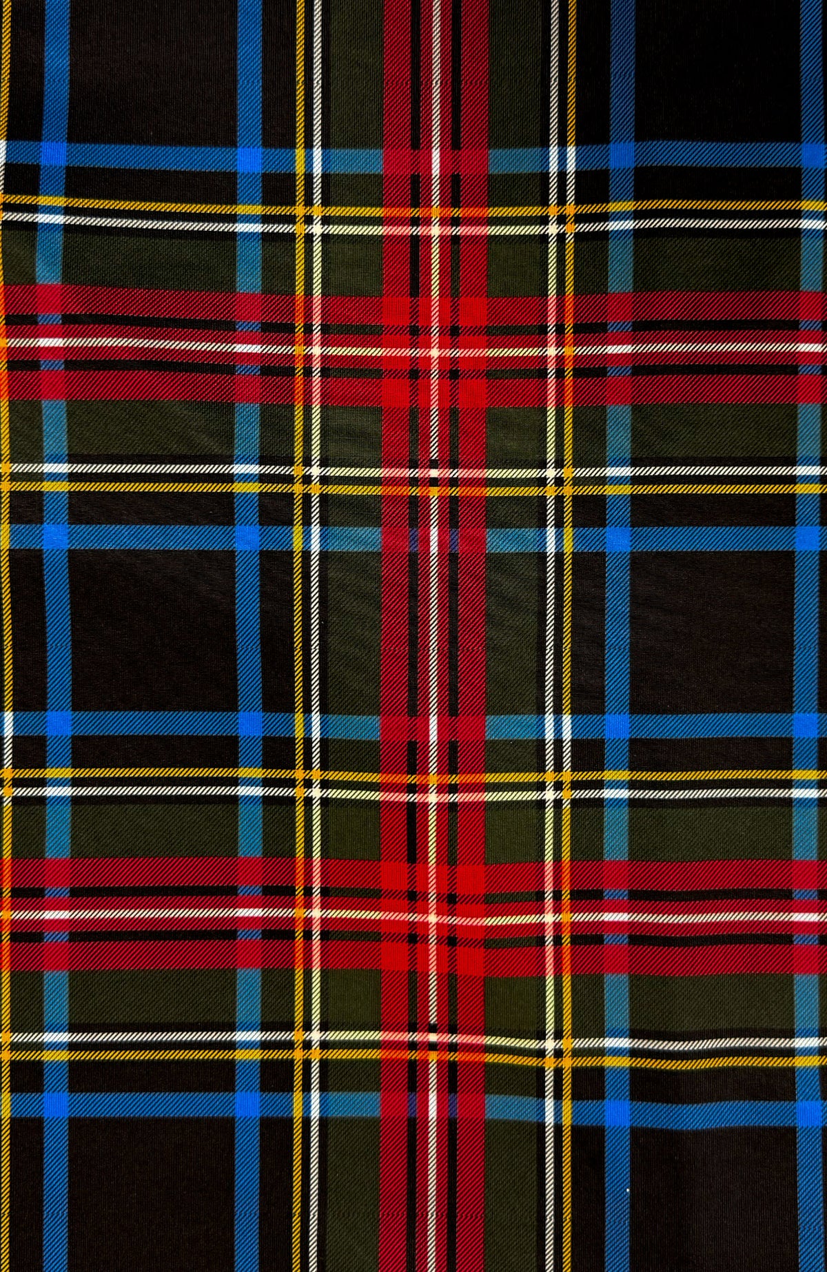 Ruffneck Top - Stewart Plaid Black Multi