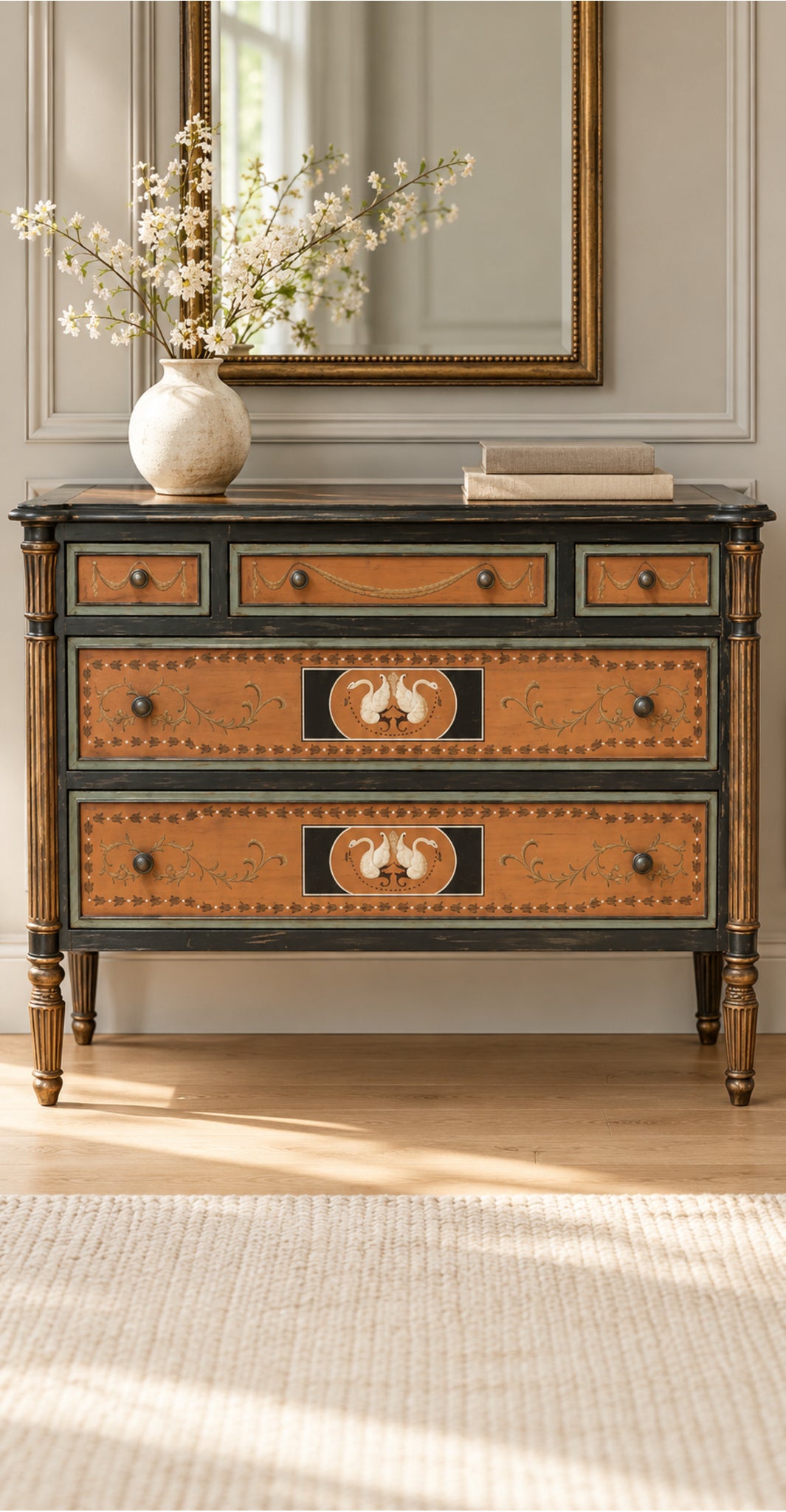 Decorative Chest Of Drawers 19TH C.