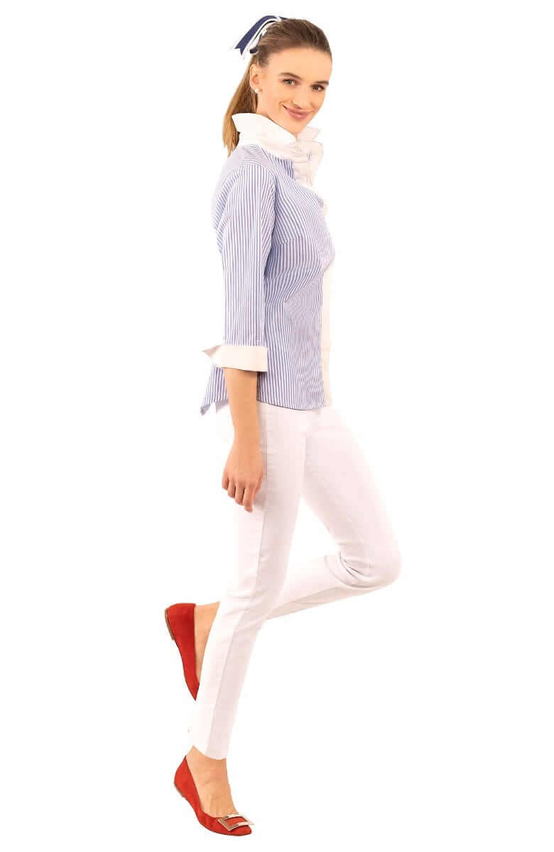 Boyfriend Shirt - Studio 54 Periwinkle