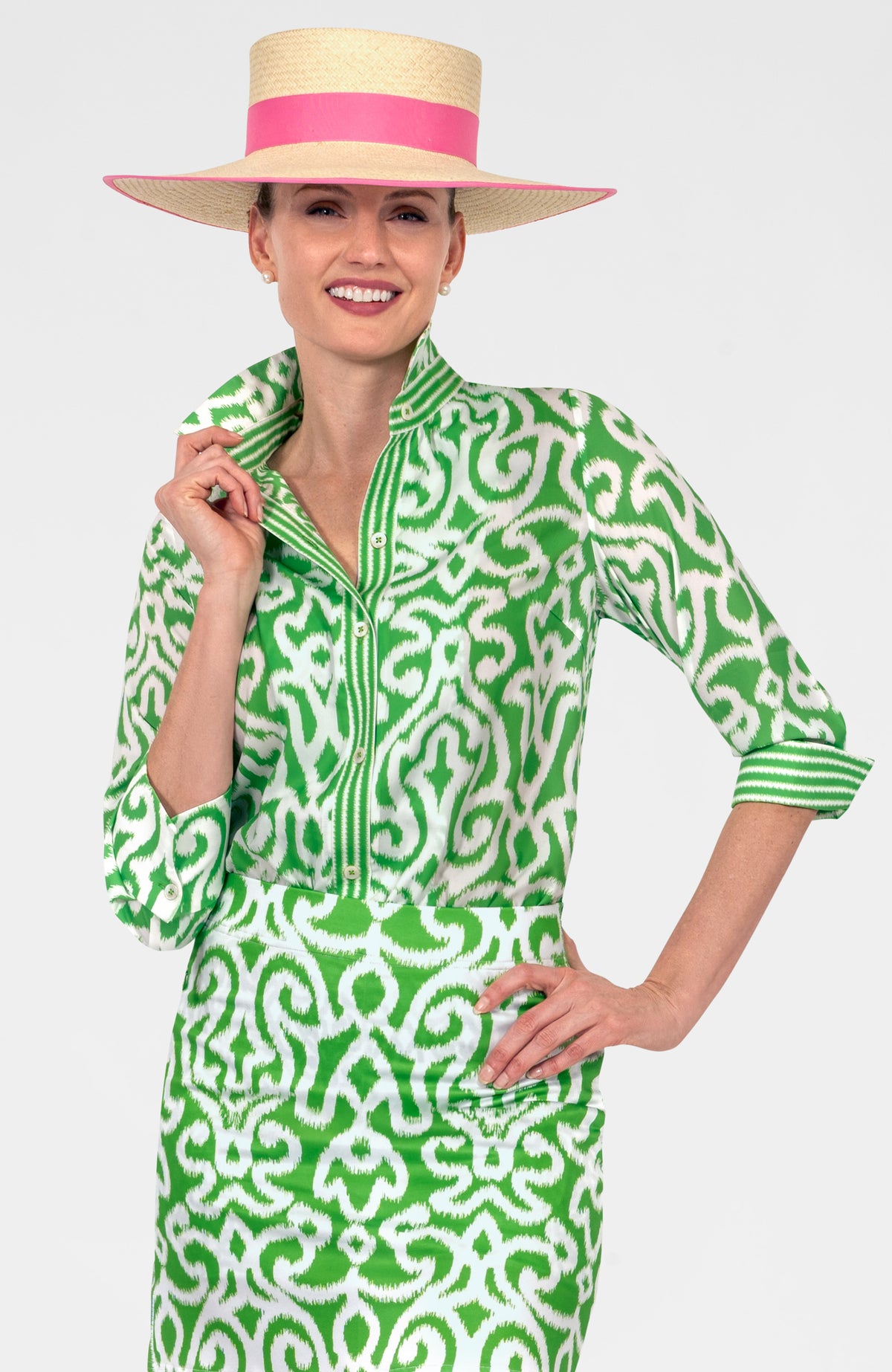 Boyfriend Shirt - Arabesque Kelly