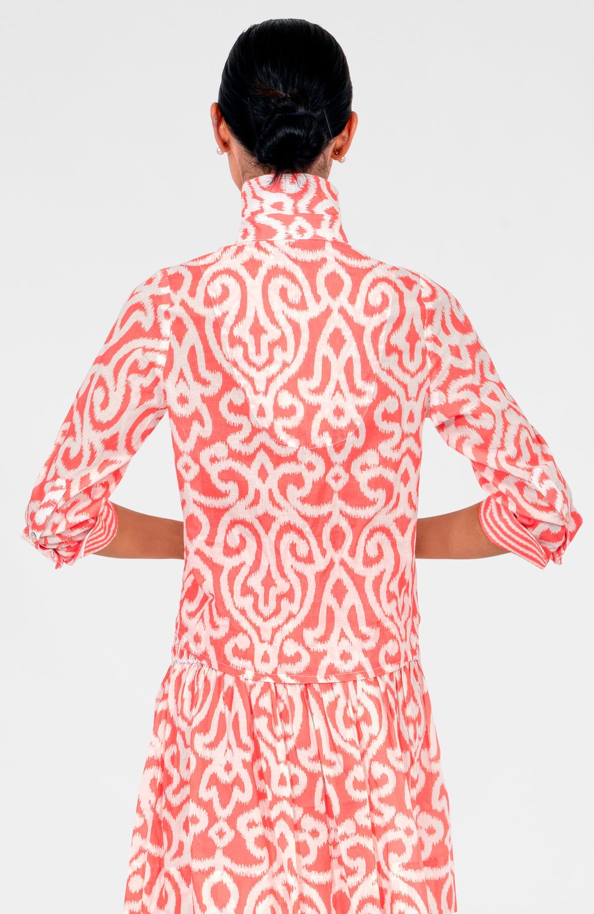 Boyfriend Shirt - Arabesque Melon