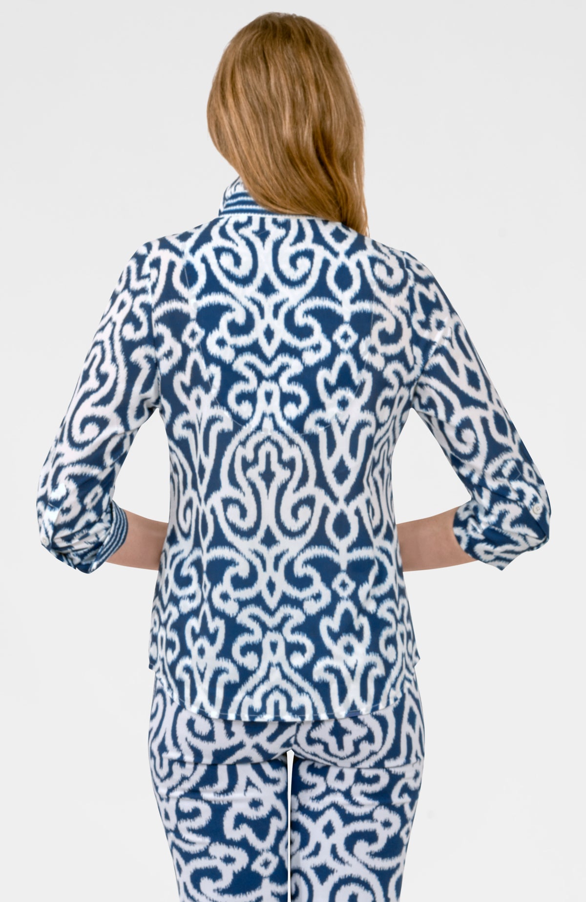 Boyfriend Shirt - Arabesque Navy