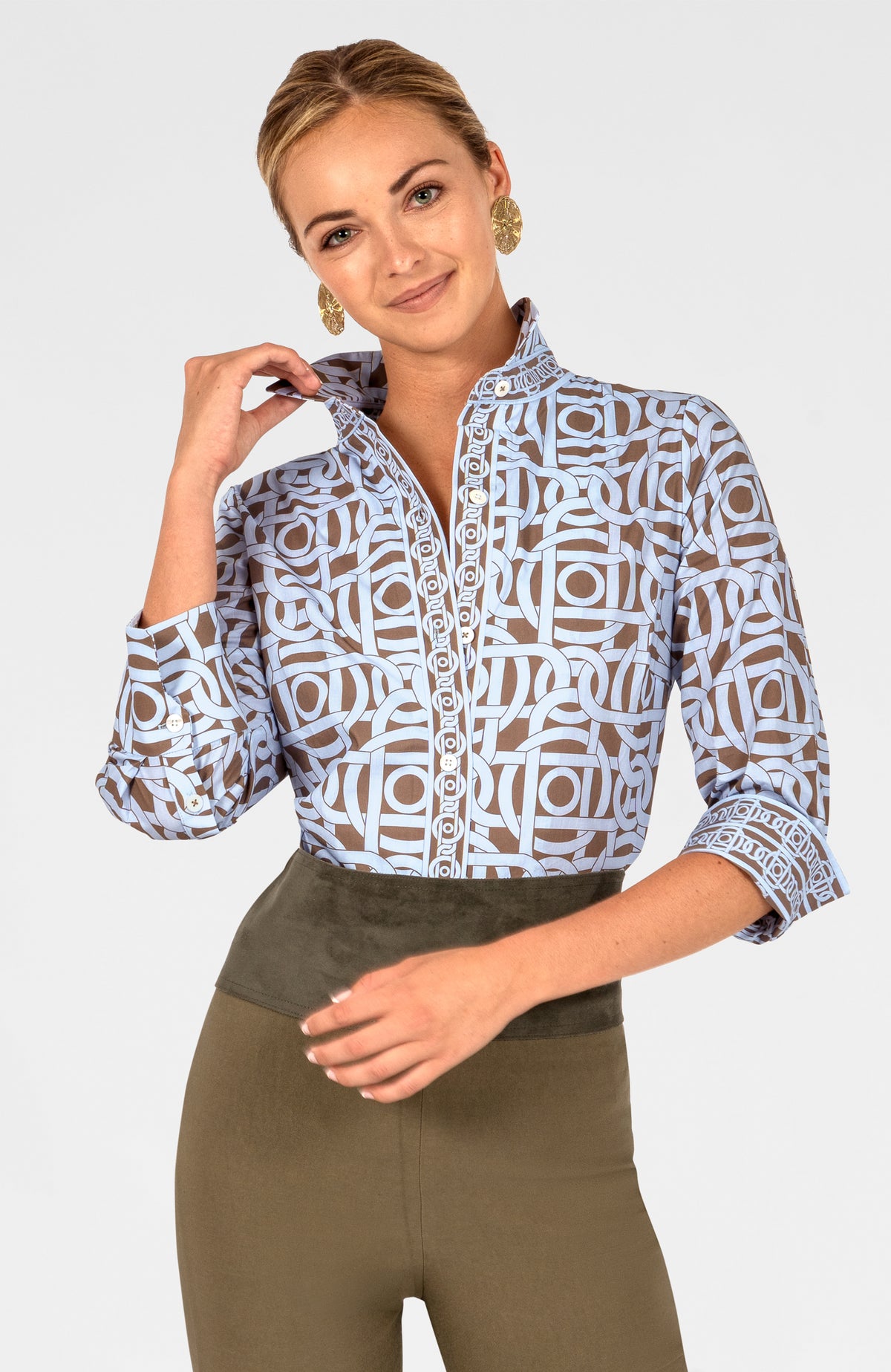 Boyfriend Shirt - Aubazine Brown