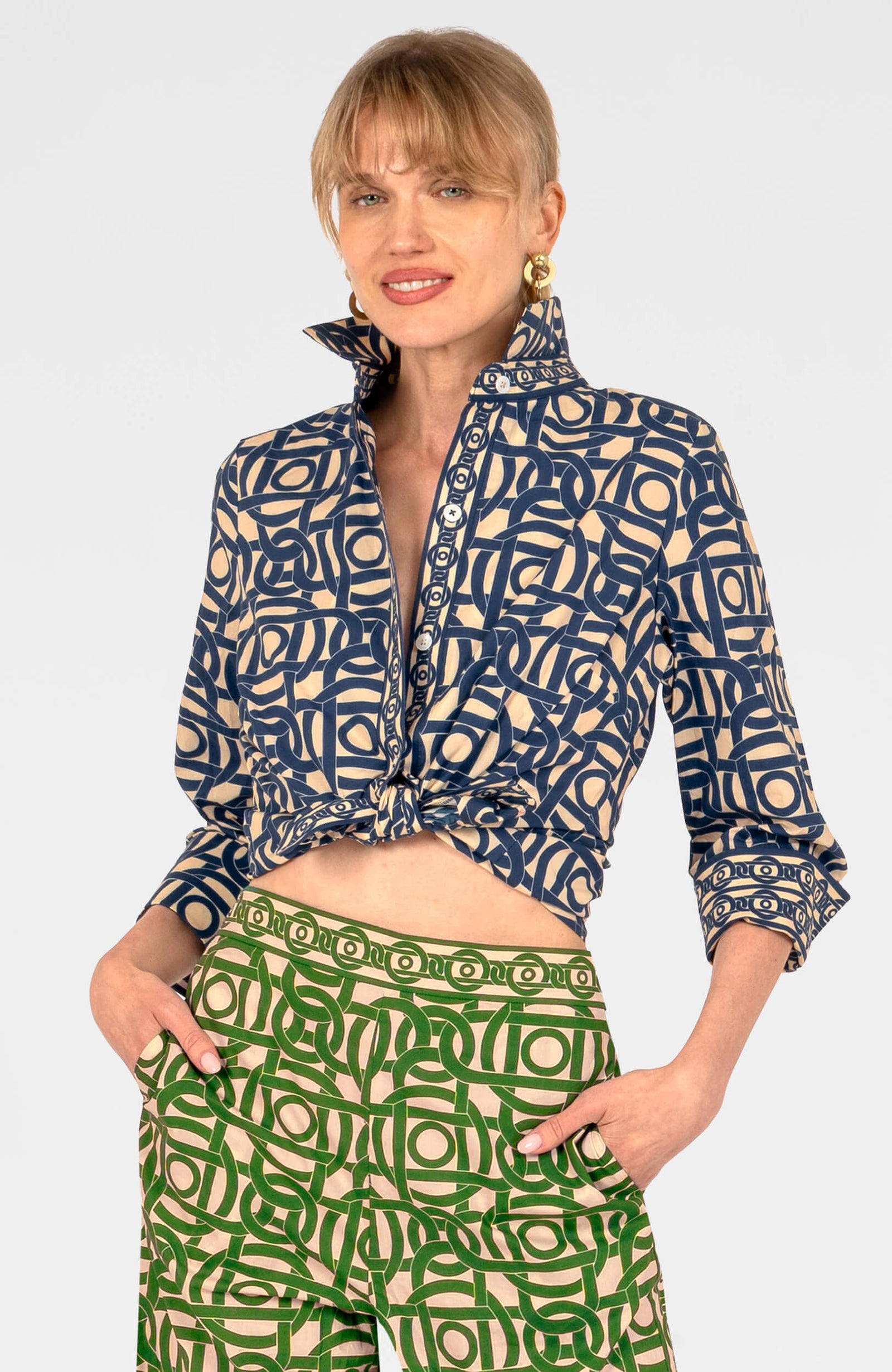 Boyfriend Shirt - Aubazine Navy