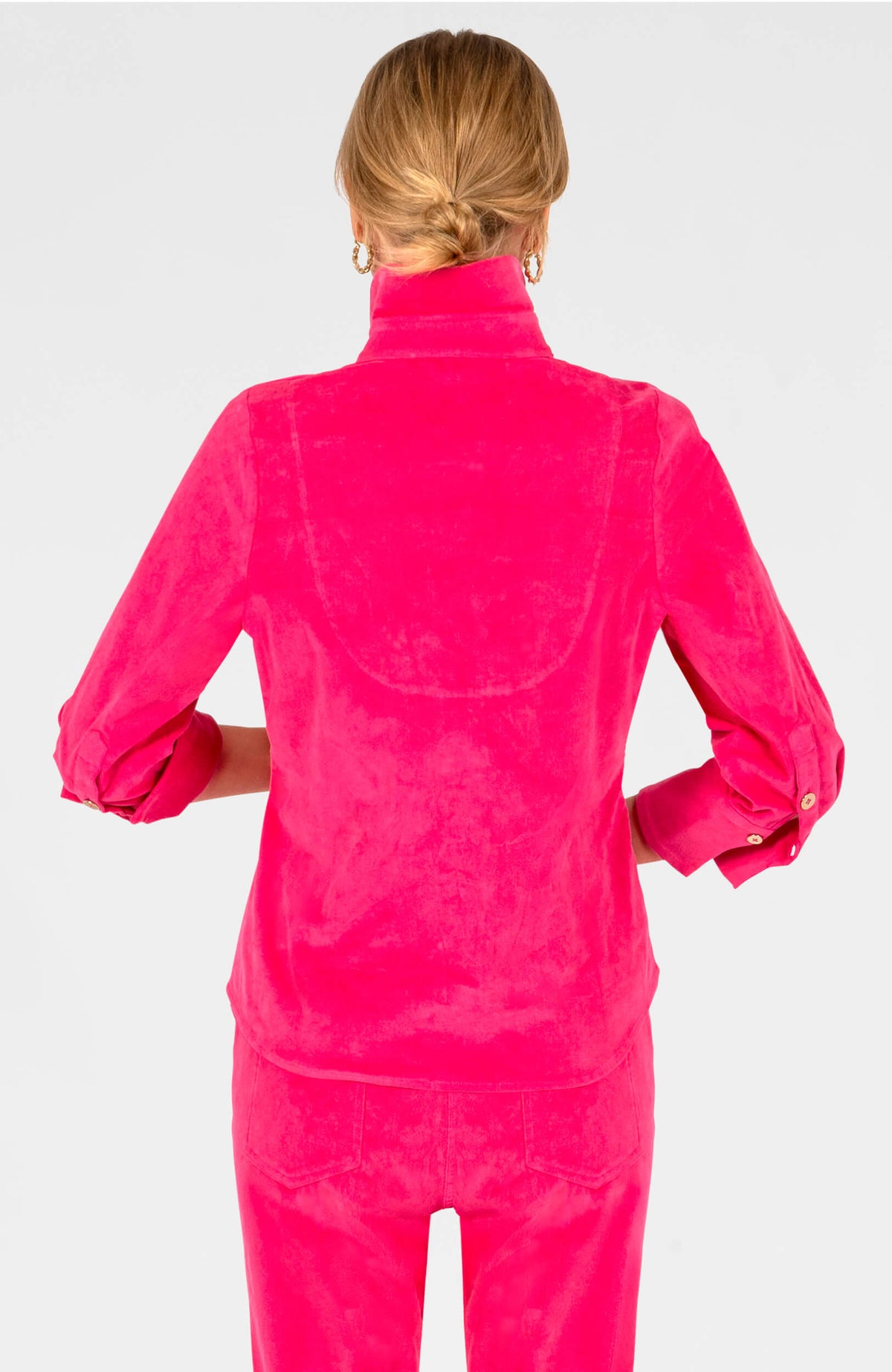 Boyfriend Shirt - Corduroy Pink