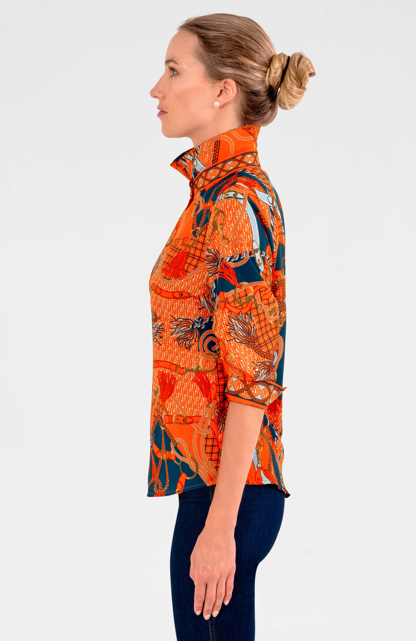 Boyfriend Shirt - Ditto Orange