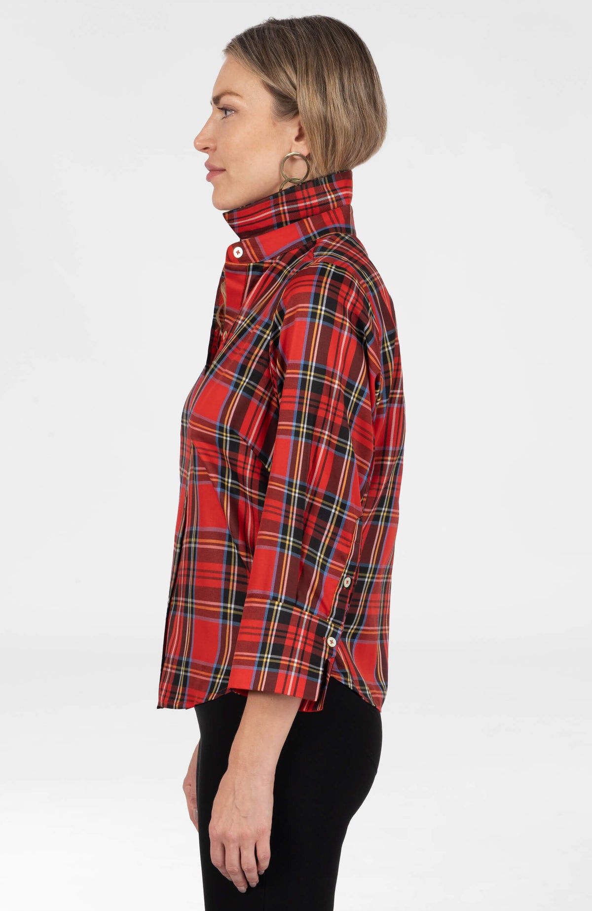 Boyfriend Shirt Duke Of York Red Multi