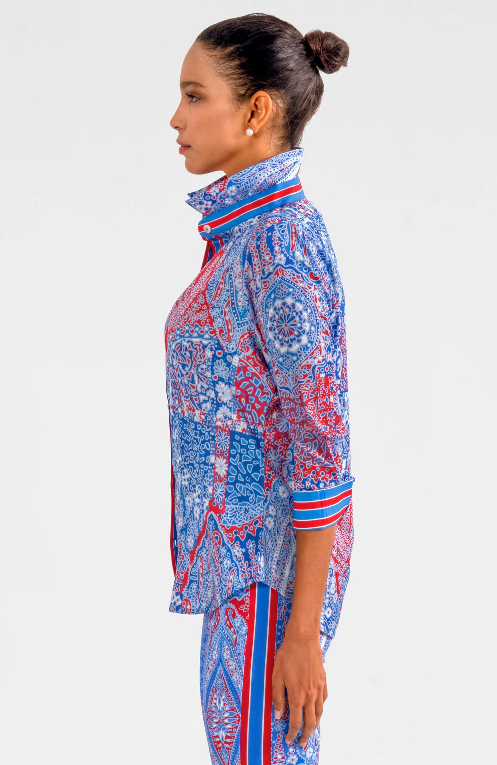 Boyfriend Shirt - Grand Bazaar Blues