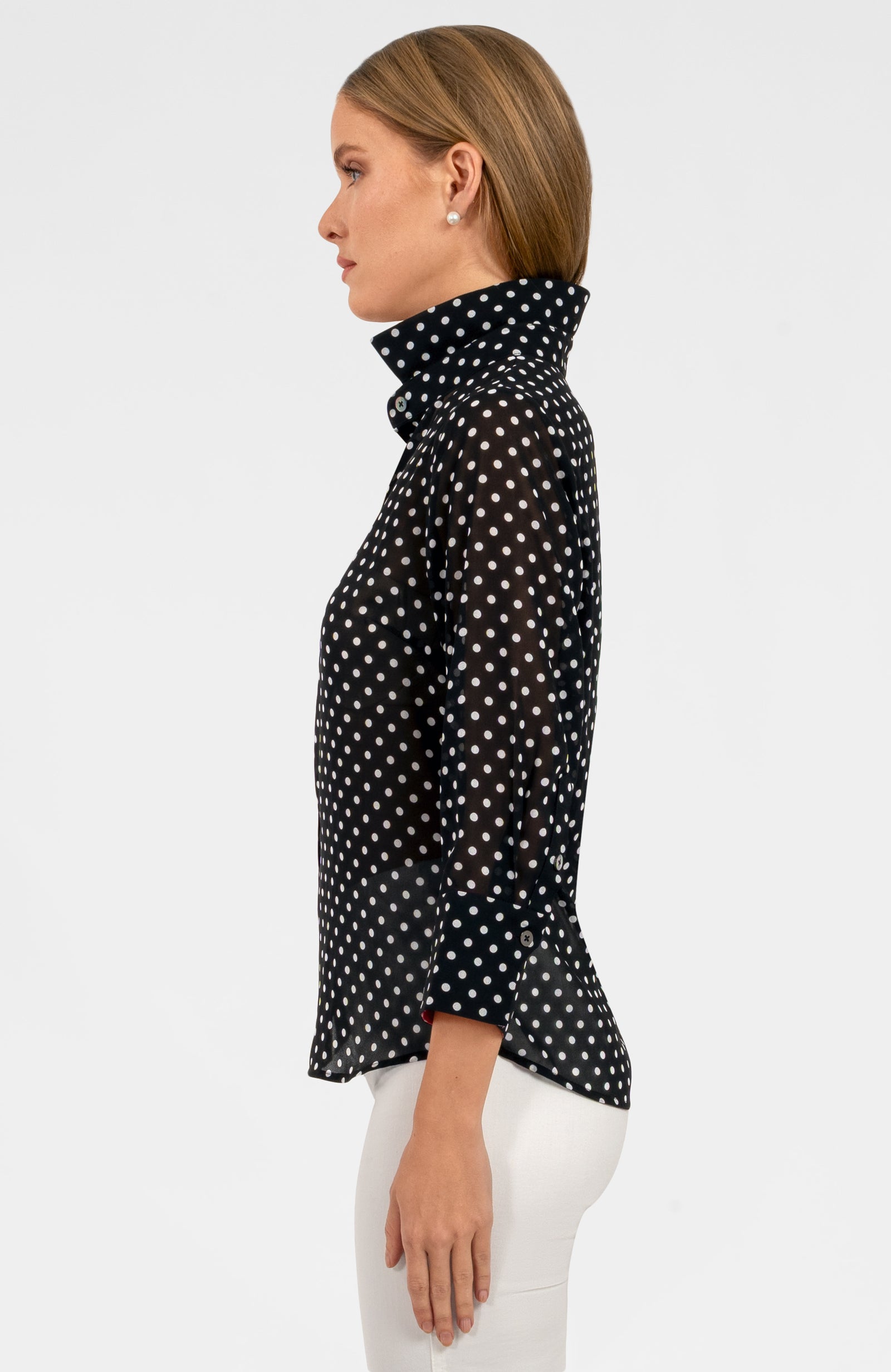 Tango Boyfriend Shirt - Polka Dot
