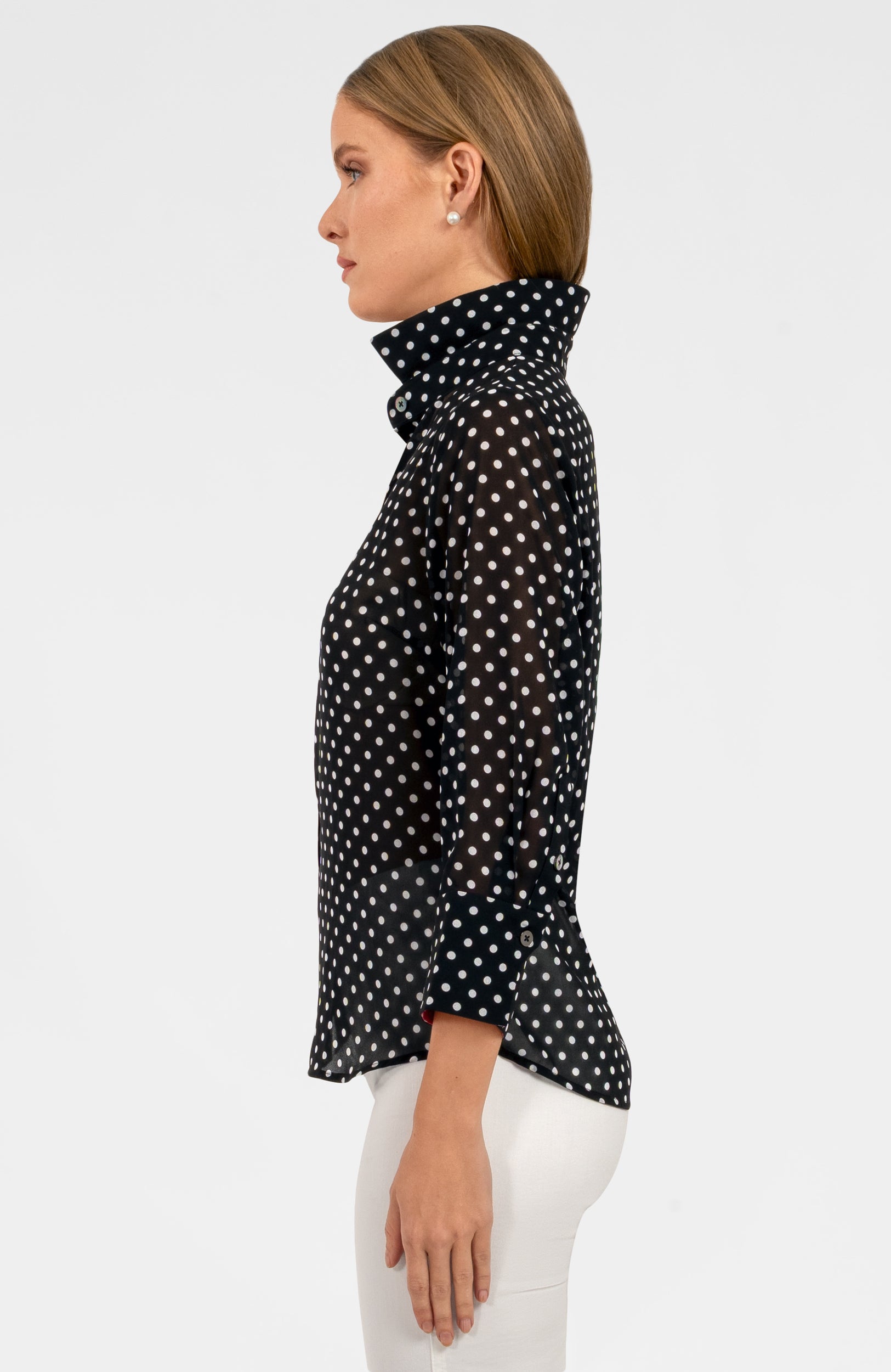 Tango Boyfriend Shirt - Polka Dot
