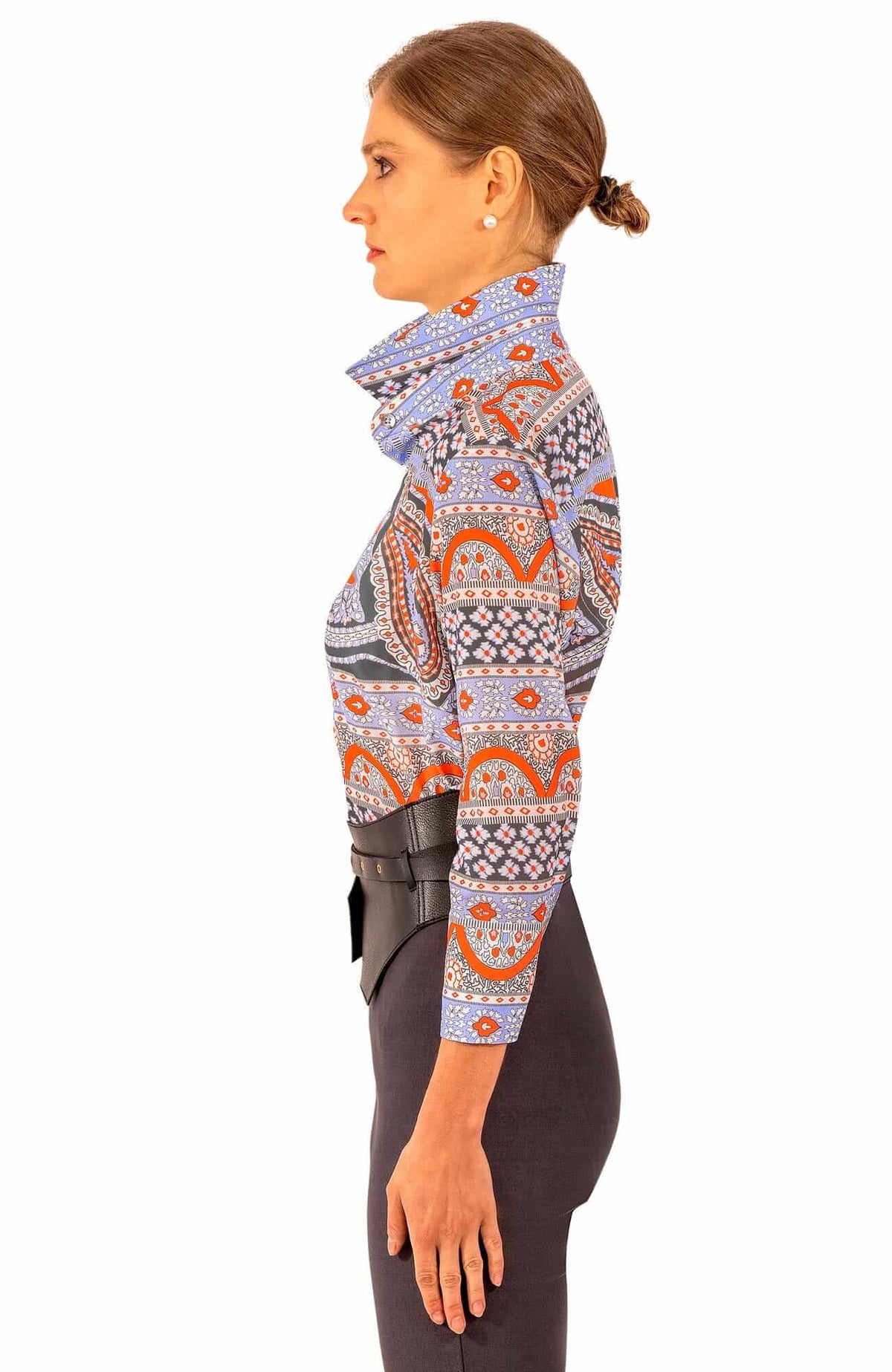 Boyfriend Shirt - Paisley Park Periwinkle