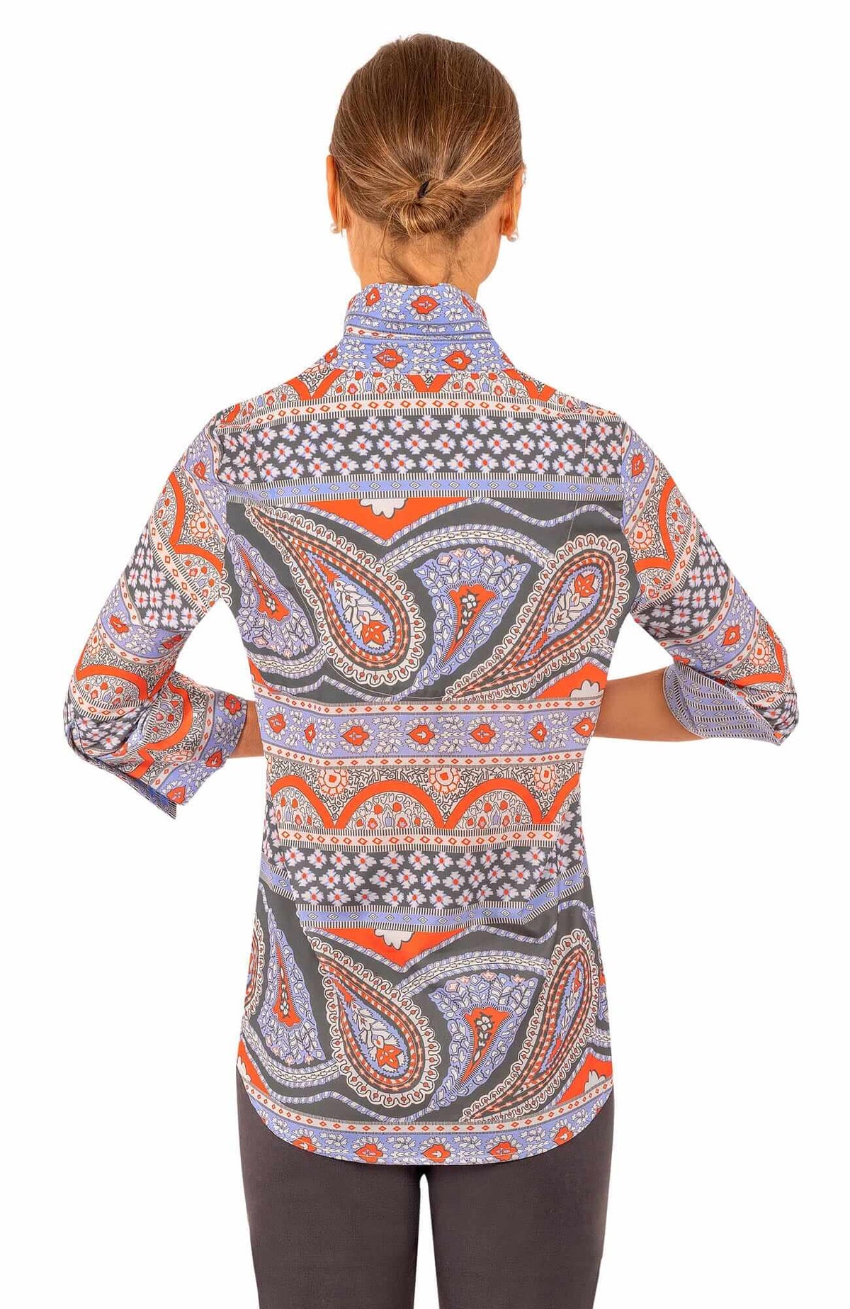 Boyfriend Shirt - Paisley Park Periwinkle