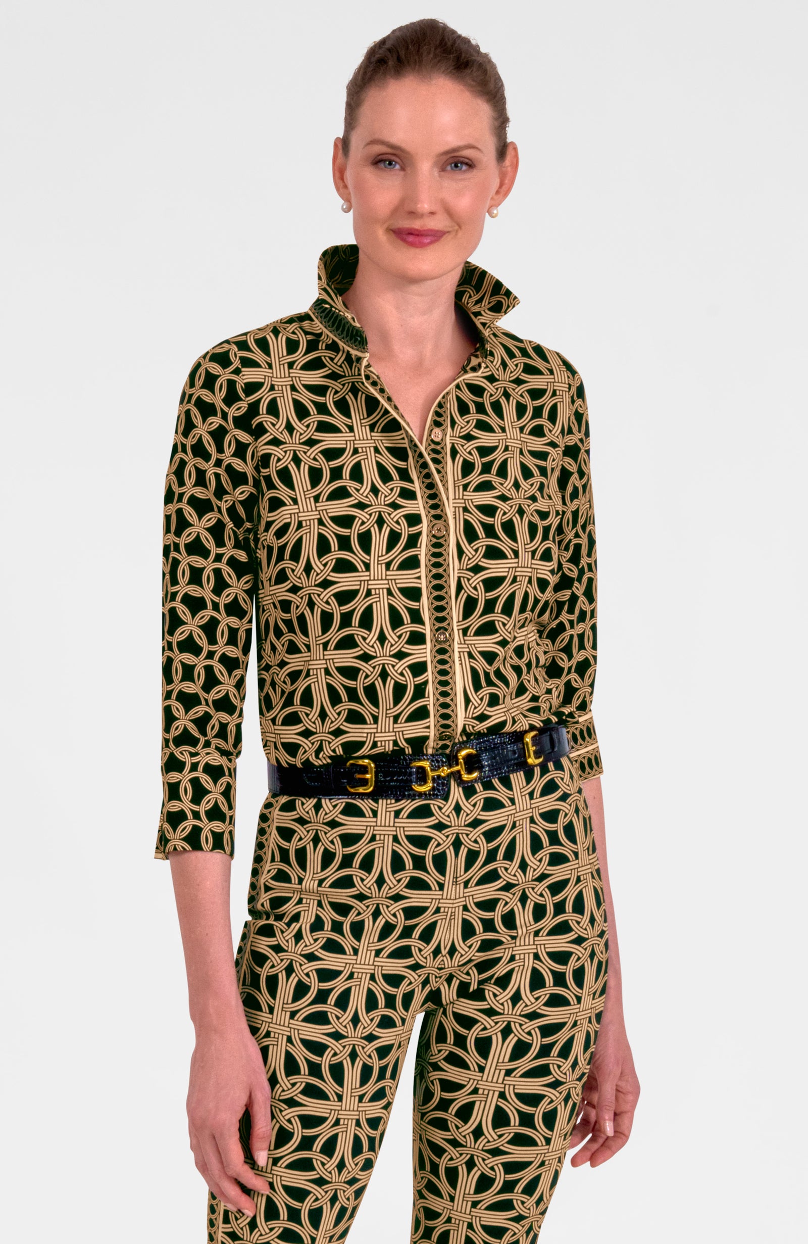 Boyfriend Shirt - Ring Toss Black