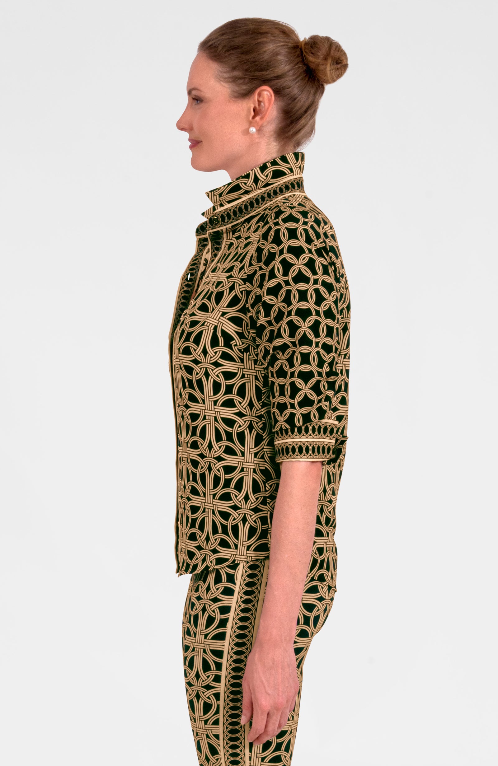 Boyfriend Shirt - Ring Toss Black