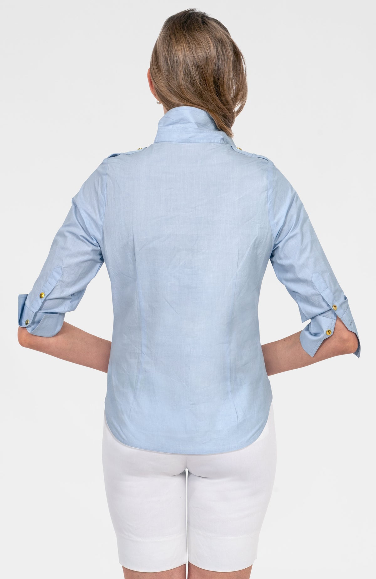 Safari Boyfriend Shirt Periwinkle