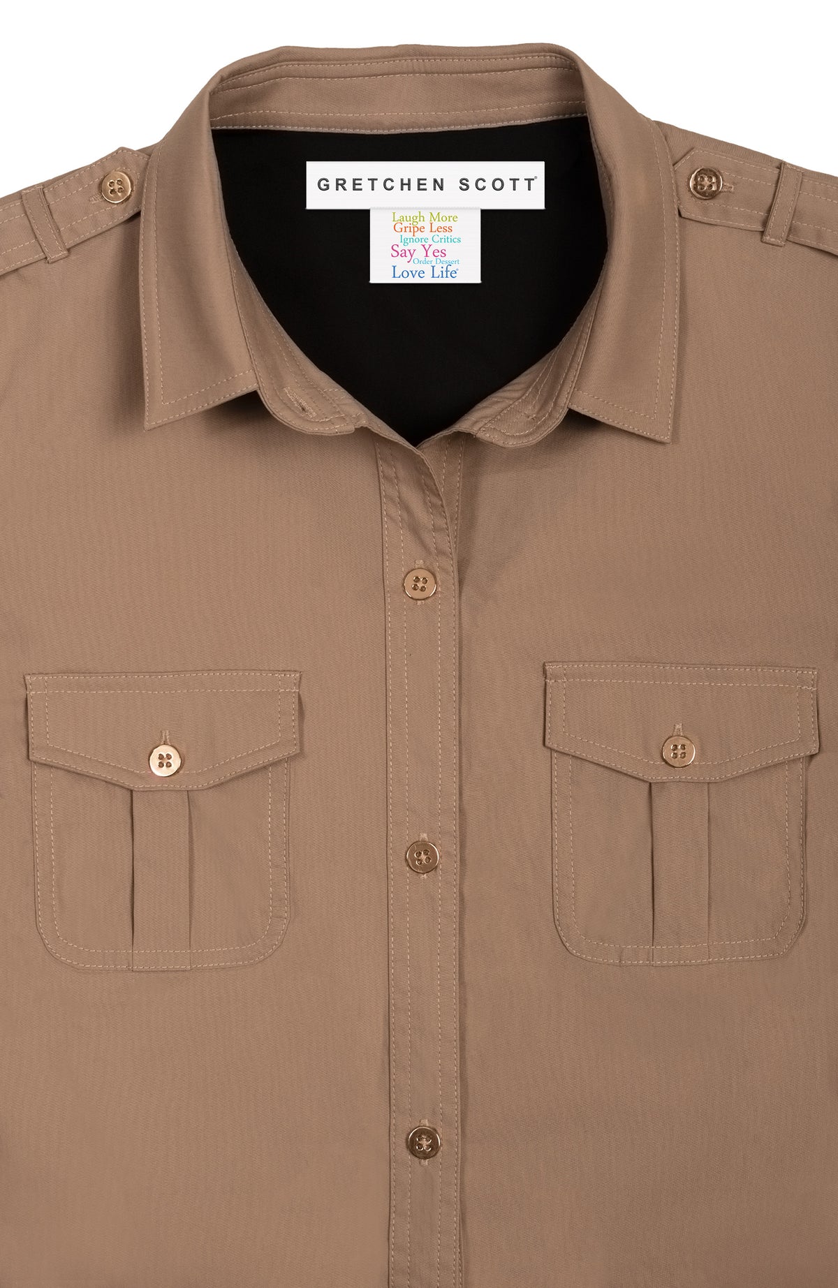 Safari Semifitted Shirt Khaki