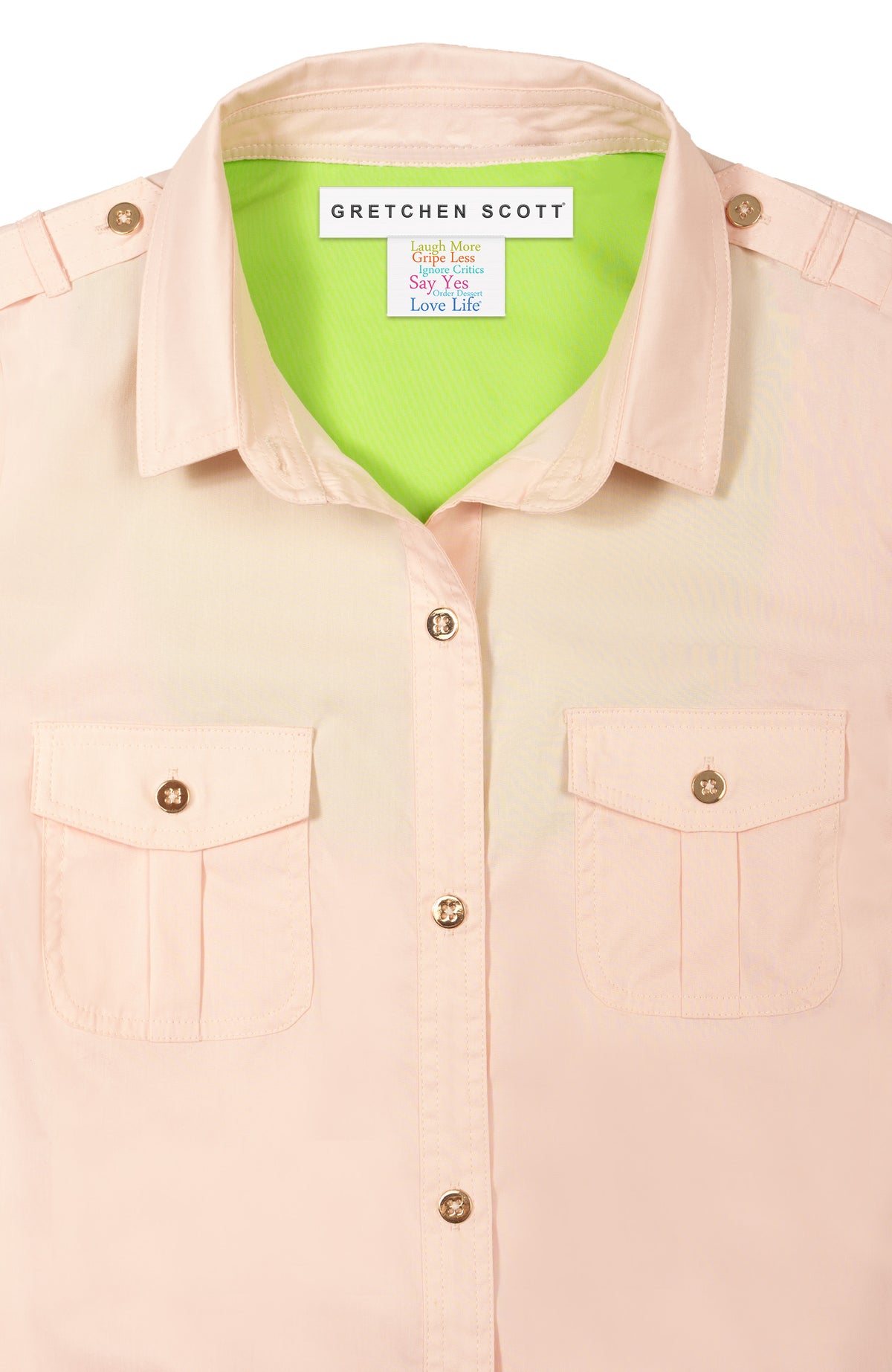 Safari Semifitted Shirt Pink